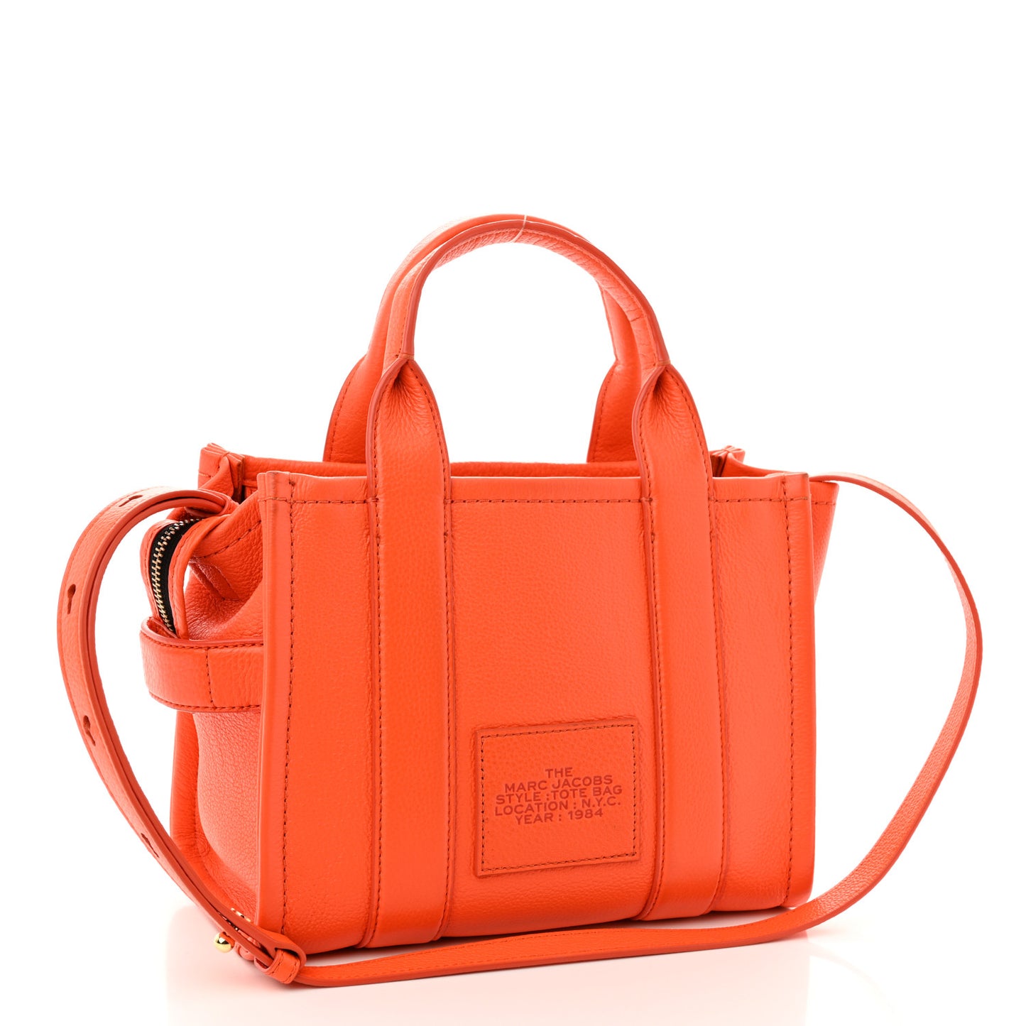 Grained Calfskin Small The Tote Bag Dragon Fire