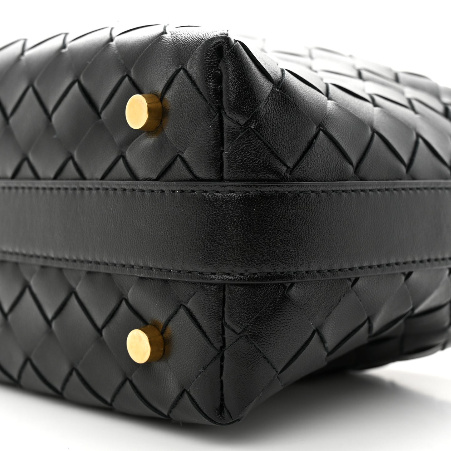 Calfskin Nappa Intrecciato Mini Wallace Black