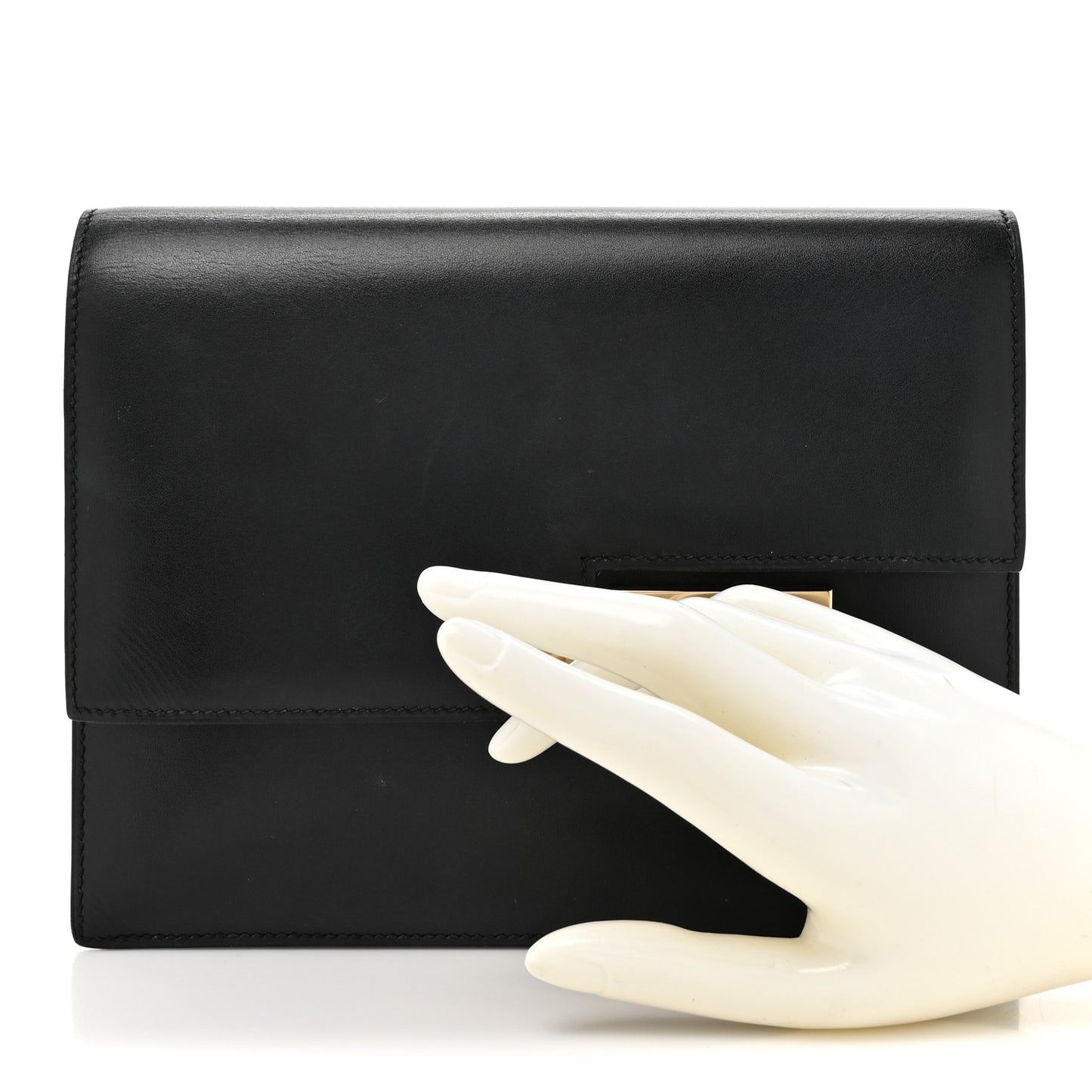 Box Verrou Clutch Black