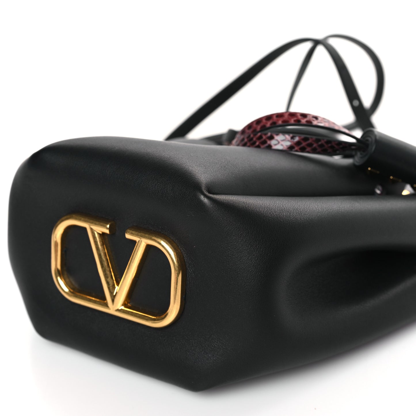 Vitello Ayers VLogo Bucket Bag Black