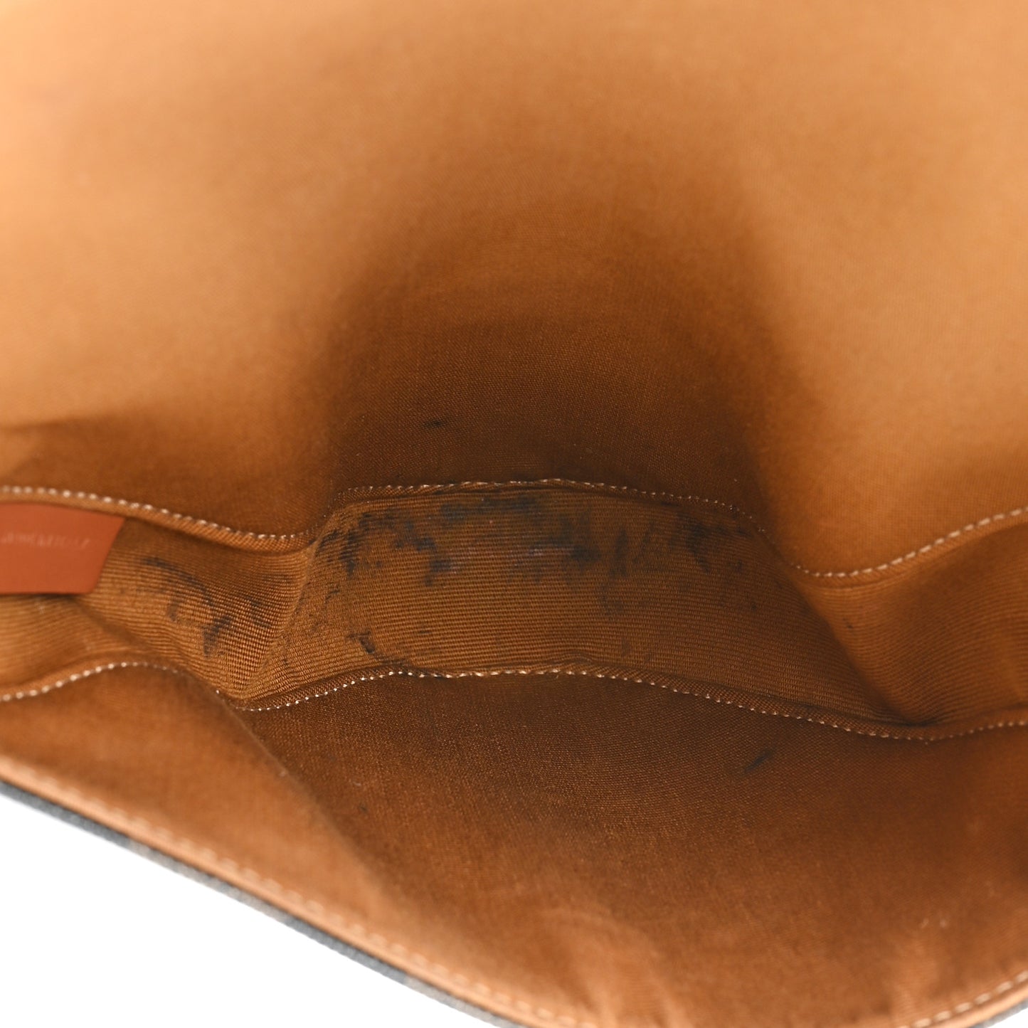 Triomphe Canvas Triangle Crossbody Bag Tan