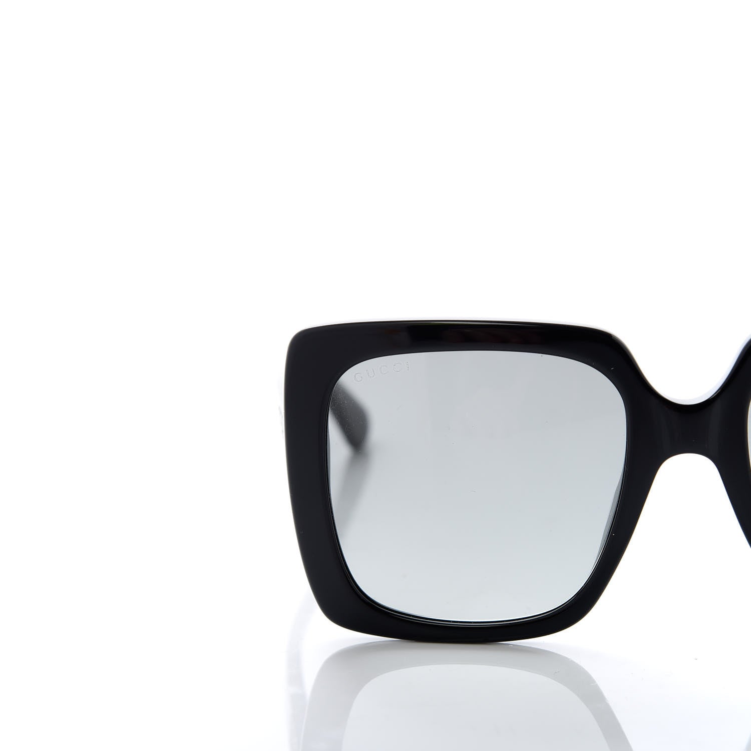 Gucci Crystal Square Frame GG Sunglasses GG0418S Black 7 of 8