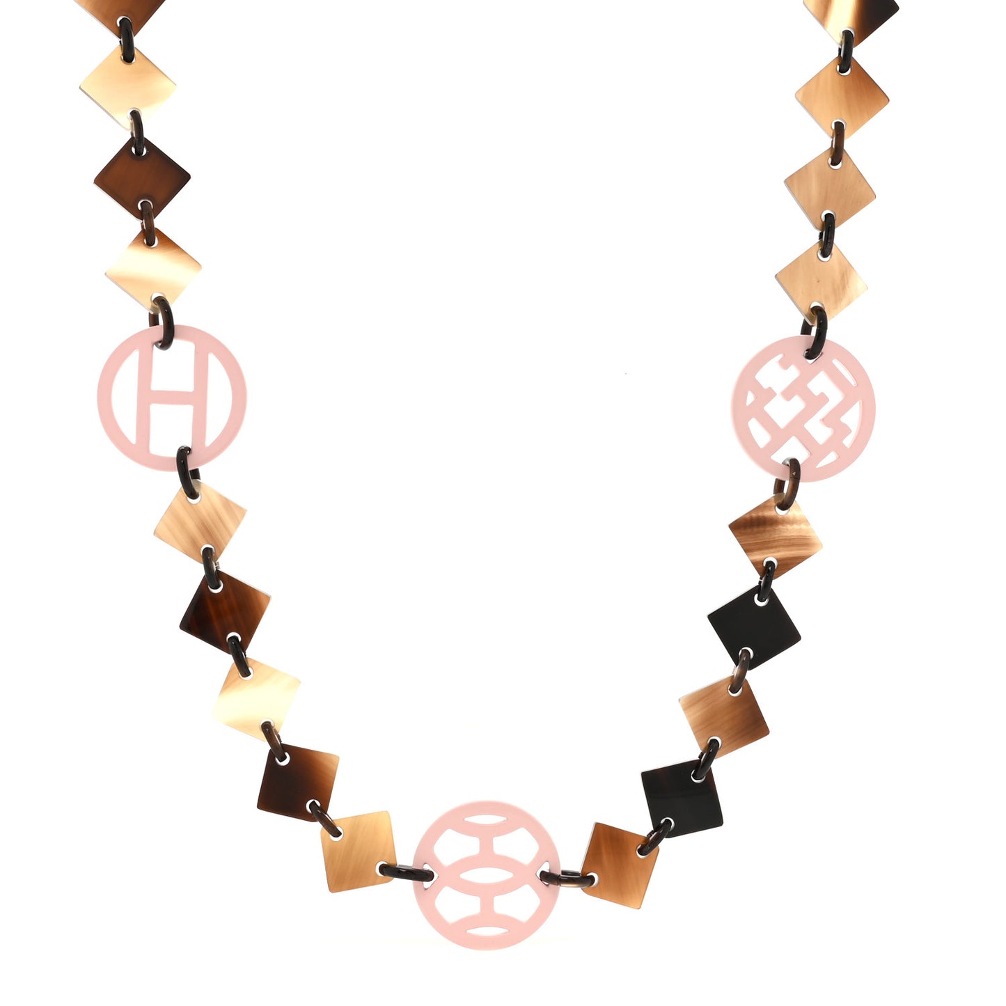 Buffalo Horn Lacquer Lena Necklace Multicolor