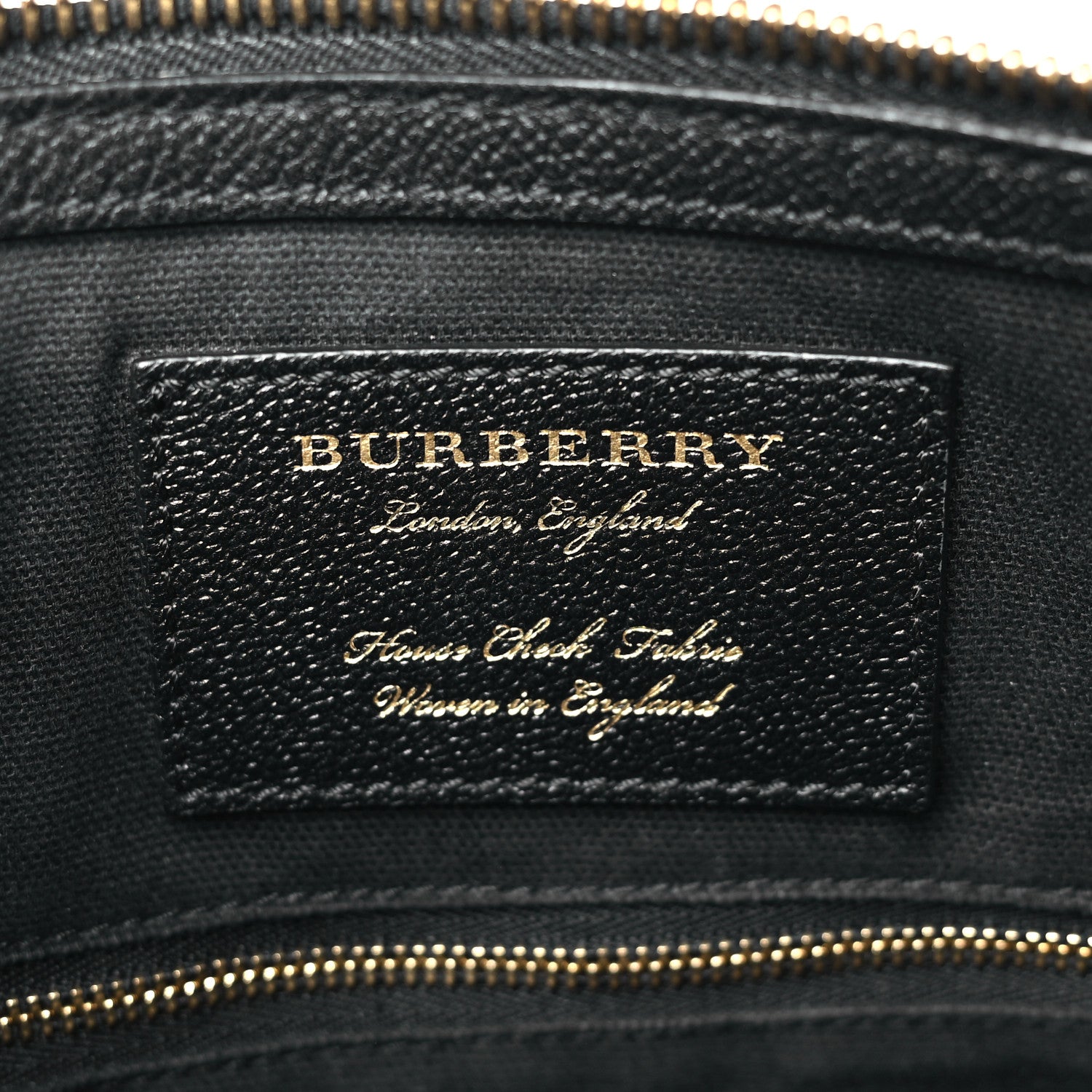 Burberry Soft Grain Calfskin House Check Small Helmsley Crossbody Black 6 of 10