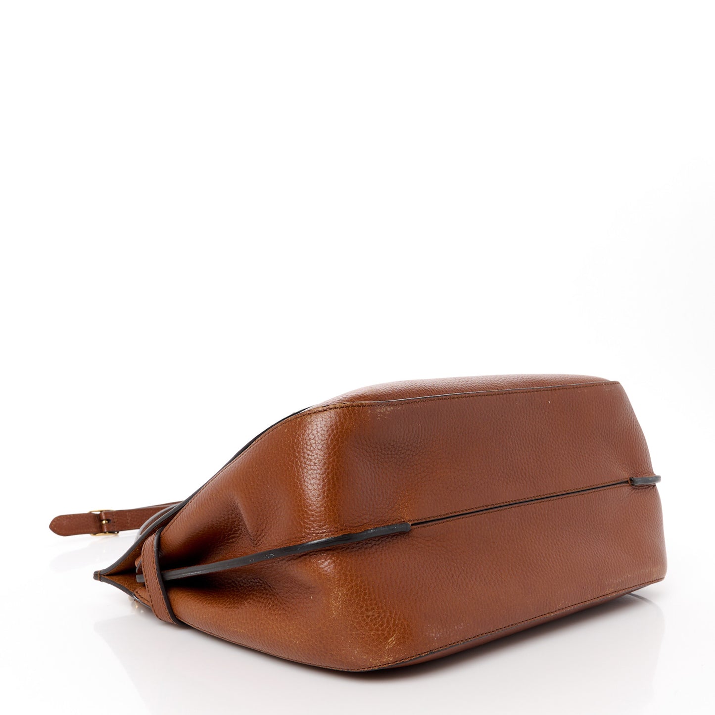 Small Classic Grain Calfskin Amberley Satchel Oak