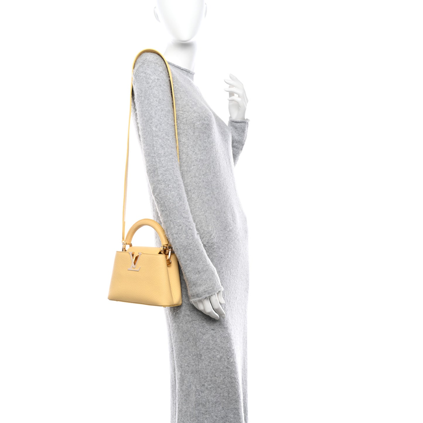 Taurillon Mini Capucines Jaune Plume