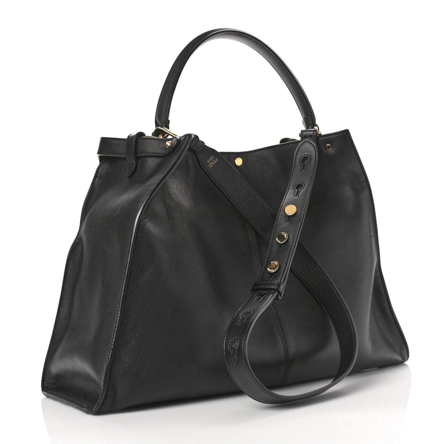 Vitello Seta Century Large Peekaboo X-Lite Black Fragola