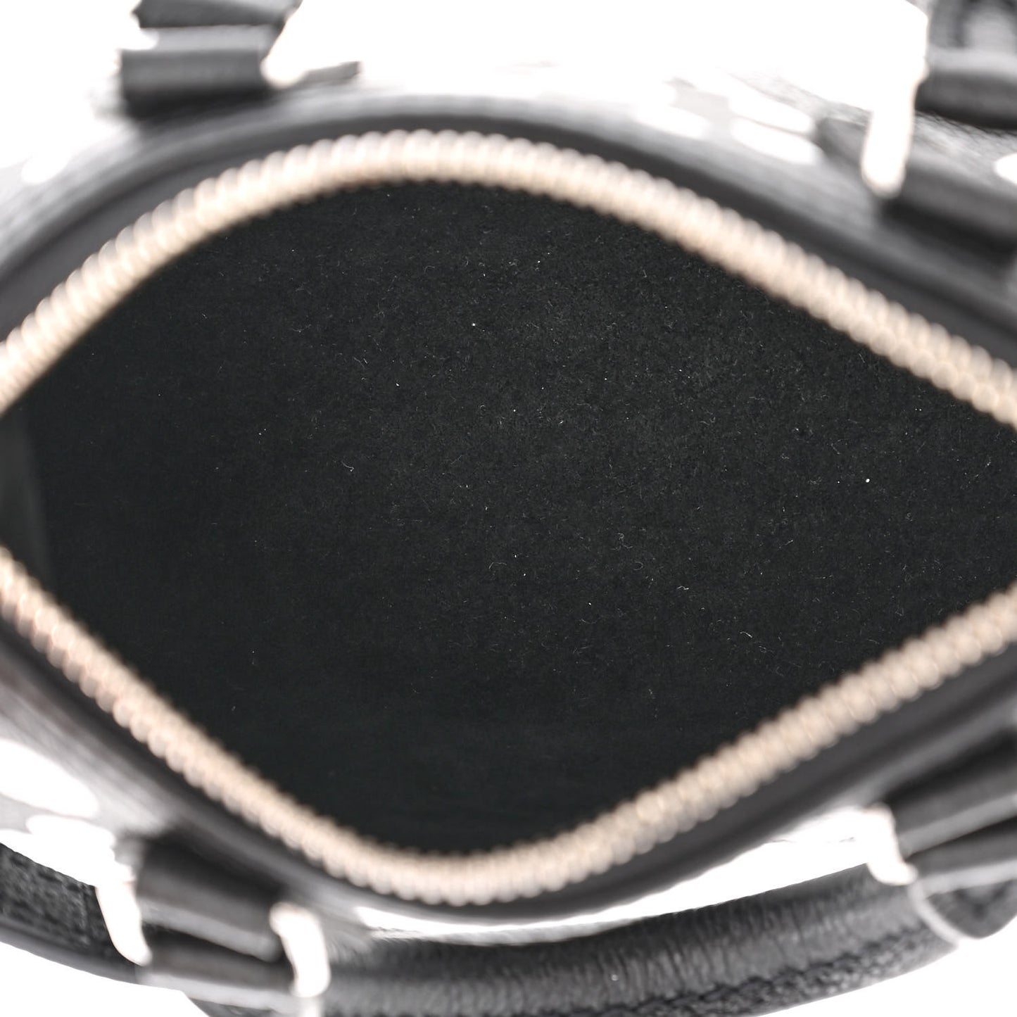 LV X YK Empreinte Infinity Dots Nano Speedy Bandouliere Black White