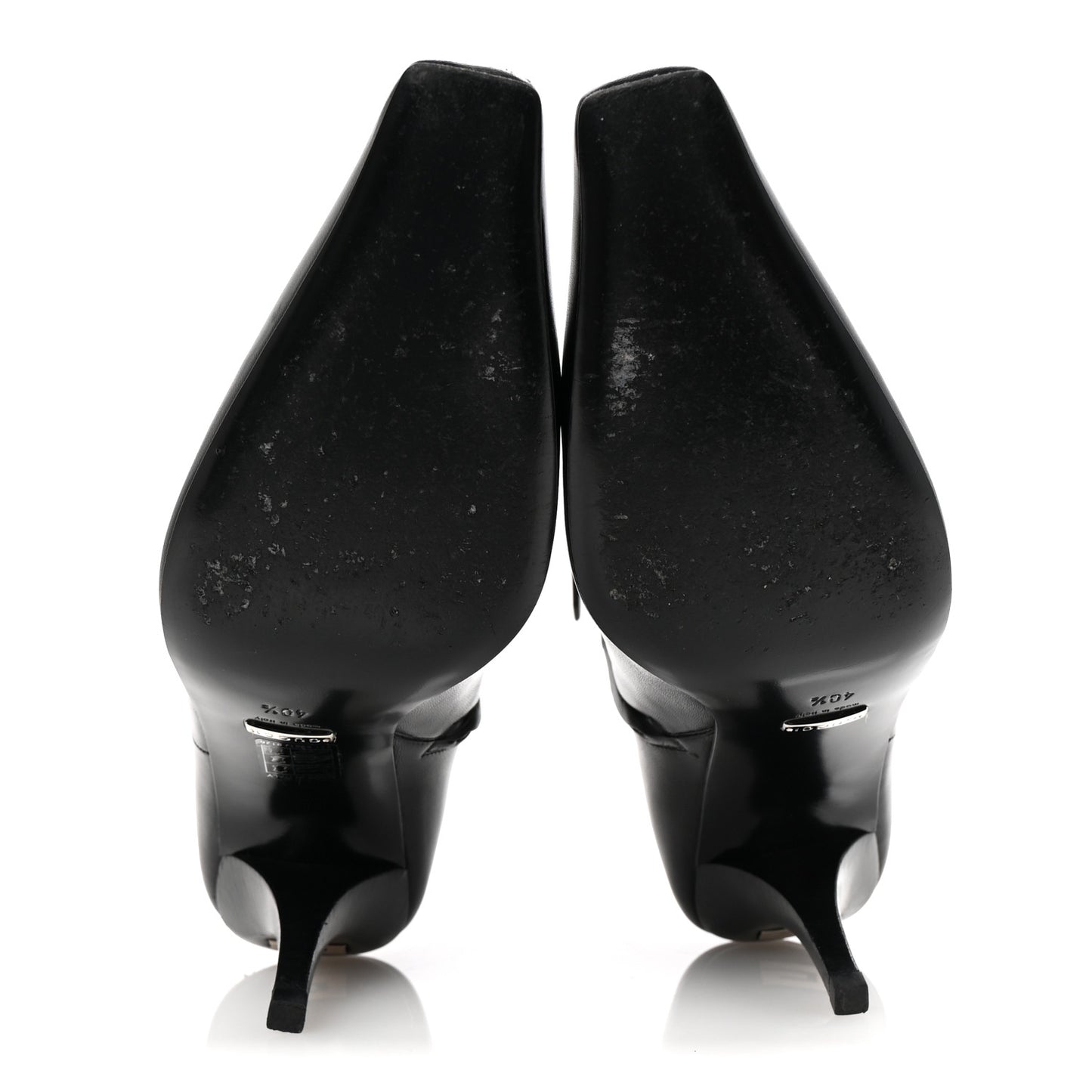 Nappa Square G Ankle Boots 40.5 Black