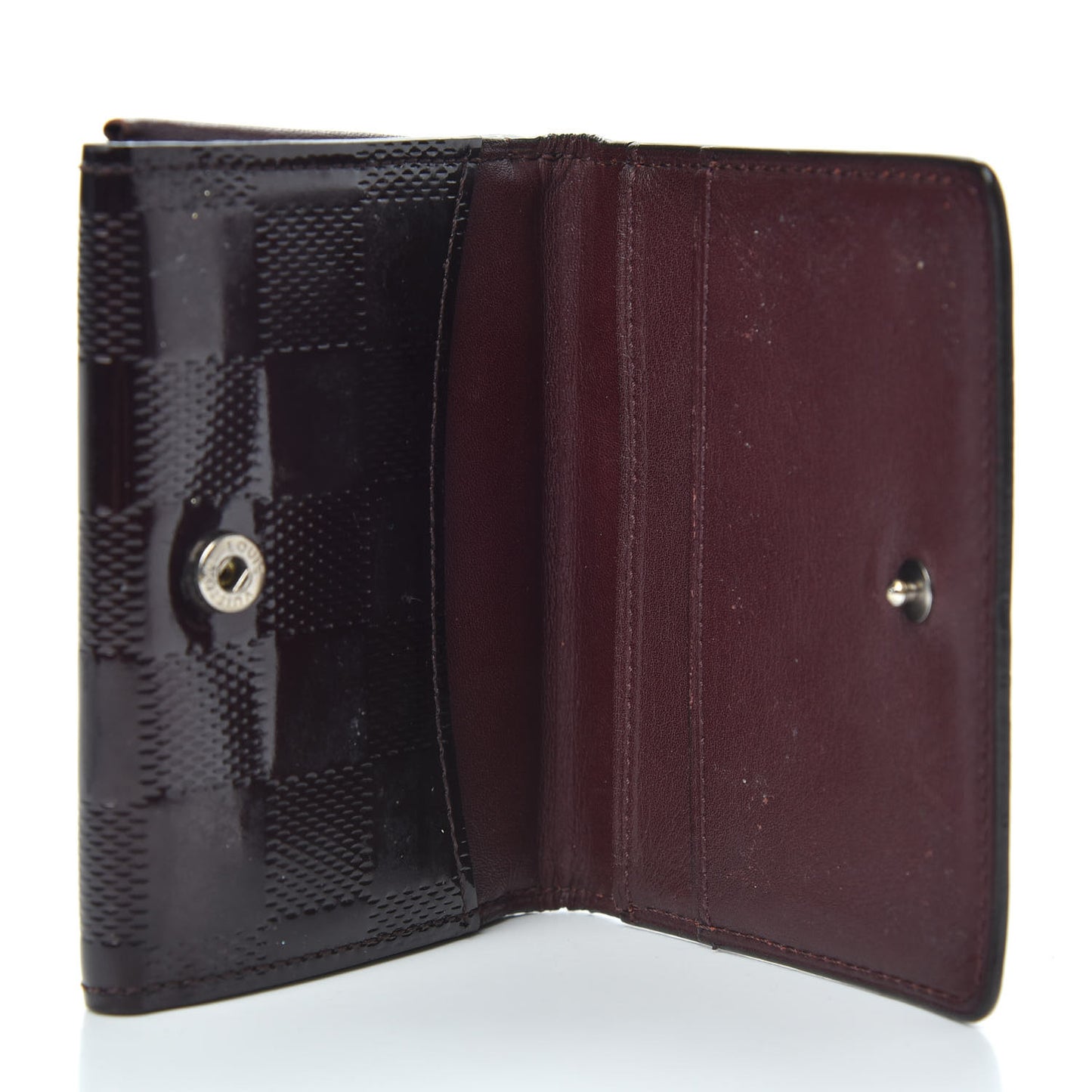 Damier Vernis Ludlow Wallet Carmine