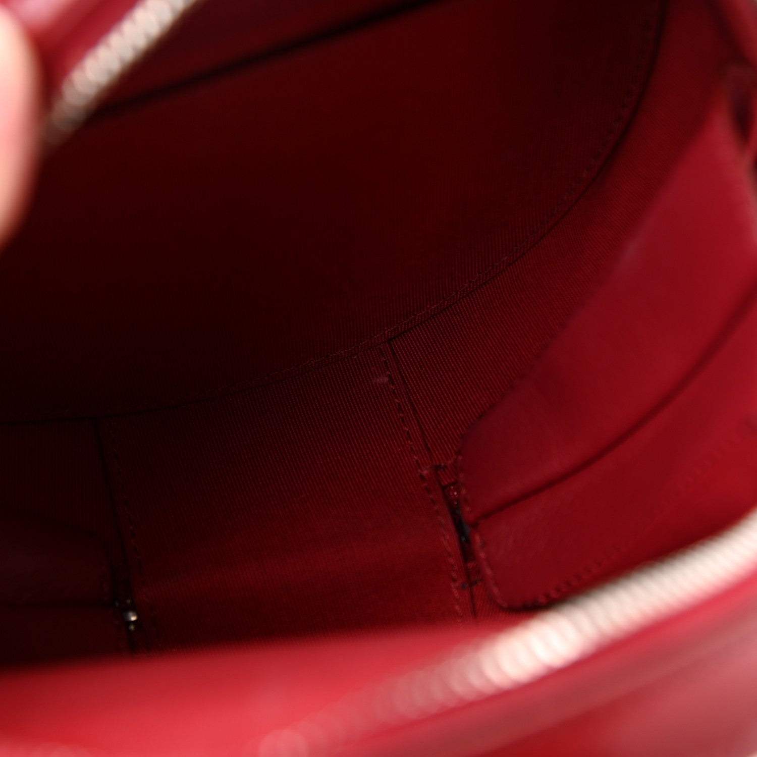 Chanel Patent Round As Earth Evening Bag Red 11 of 14