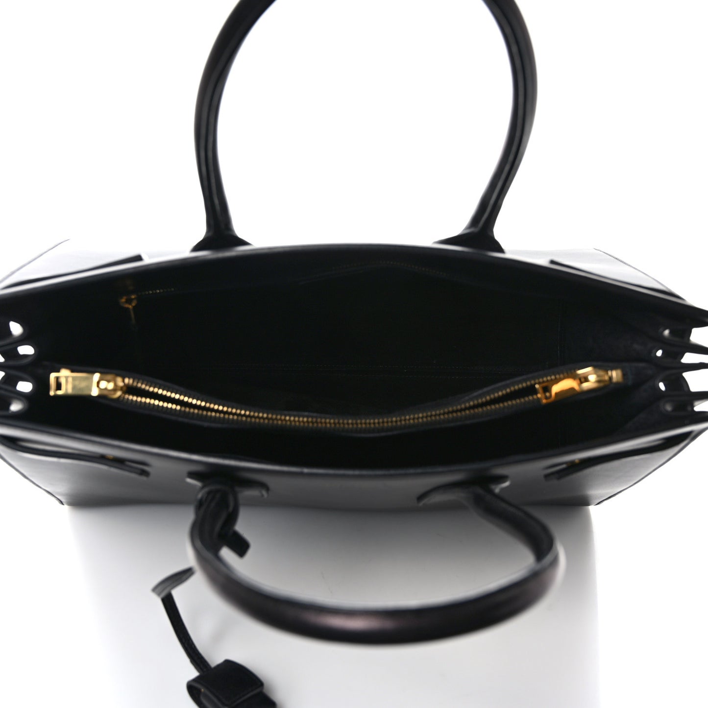 SAINT LAURENT Calfskin Large Sac De Jour Carryall Black