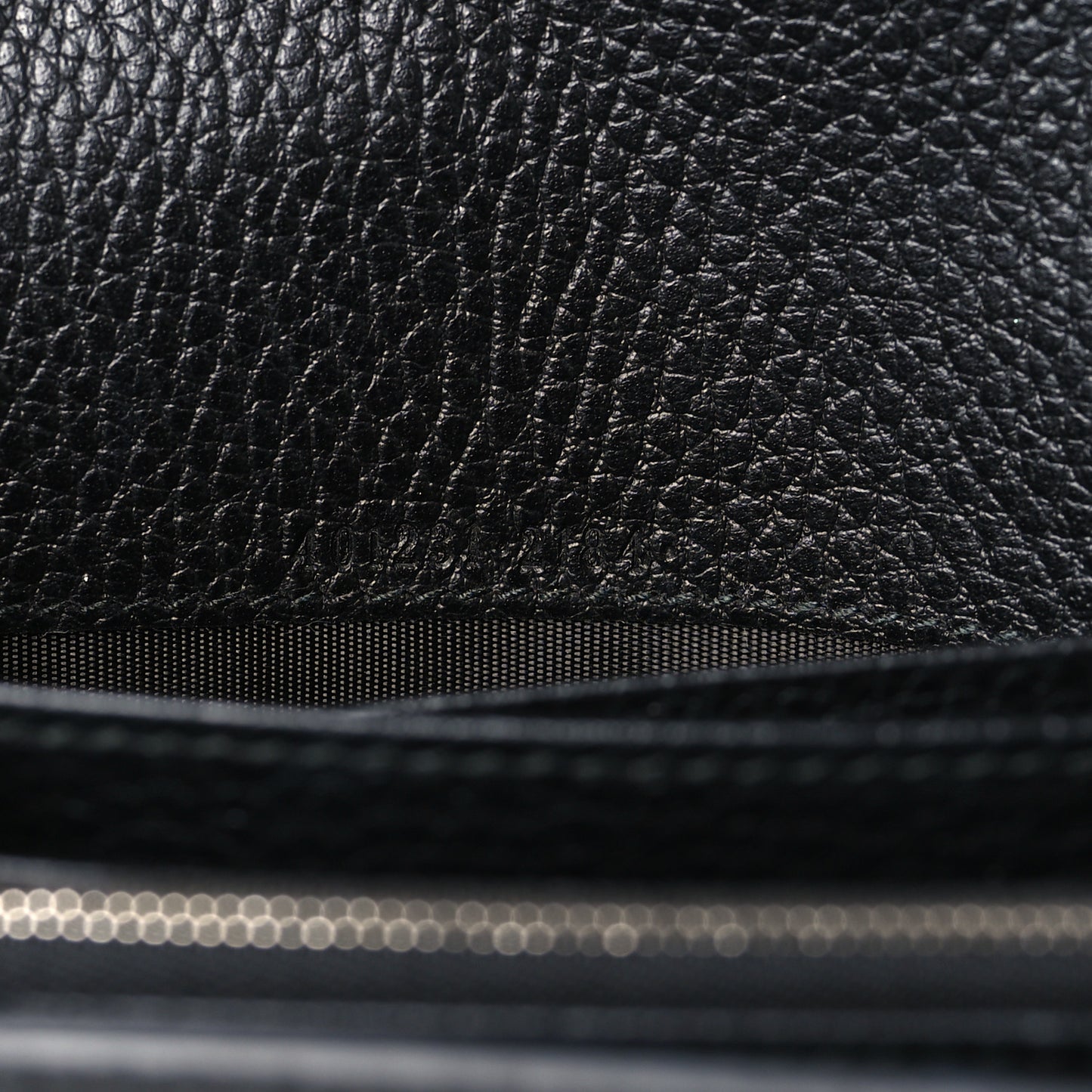 Calfskin Mini Dionysus Chain Wallet Black