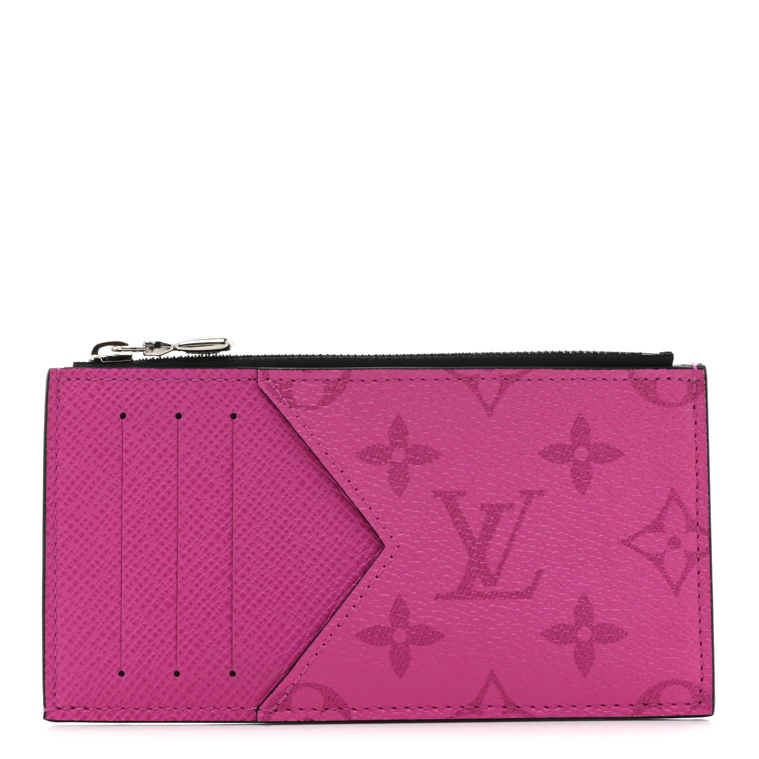 Louis Vuitton Taigarama Coin Card Holder Fuchsia 1803579