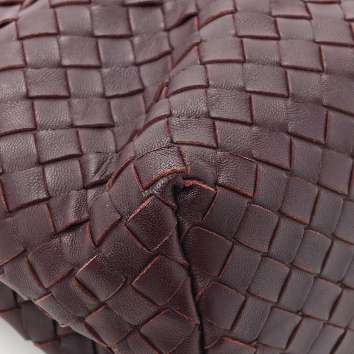Bottega Veneta Nappa Intrecciato Large Olimpia Bag Burgundy 13 of 14