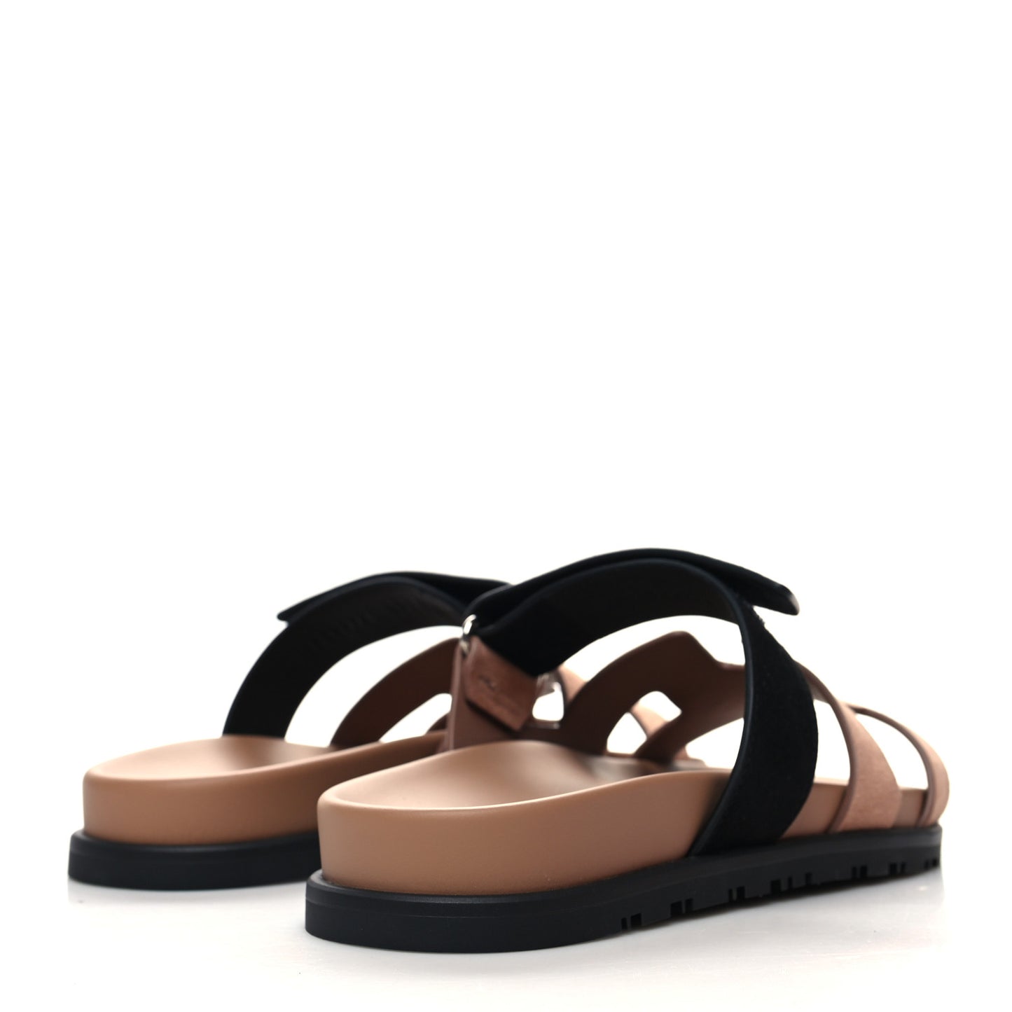 Suede Goatskin Womens Chypre Sandals 37 Rose Perle Black