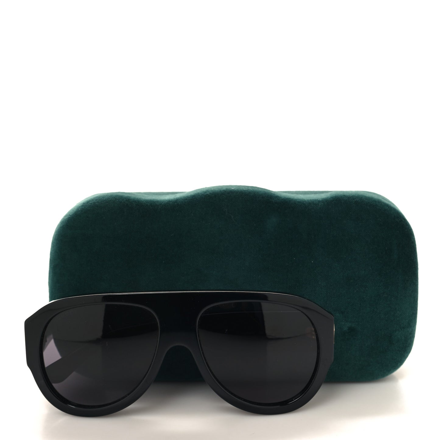 Acetate Aviator Sunglasses GG0668S Black