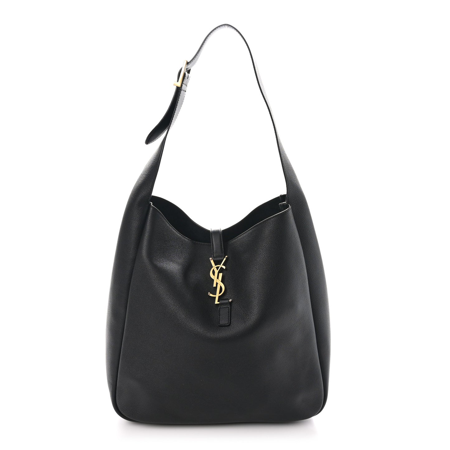 Smooth Calfskin Large Le 5 A 7 Soft Hobo Black