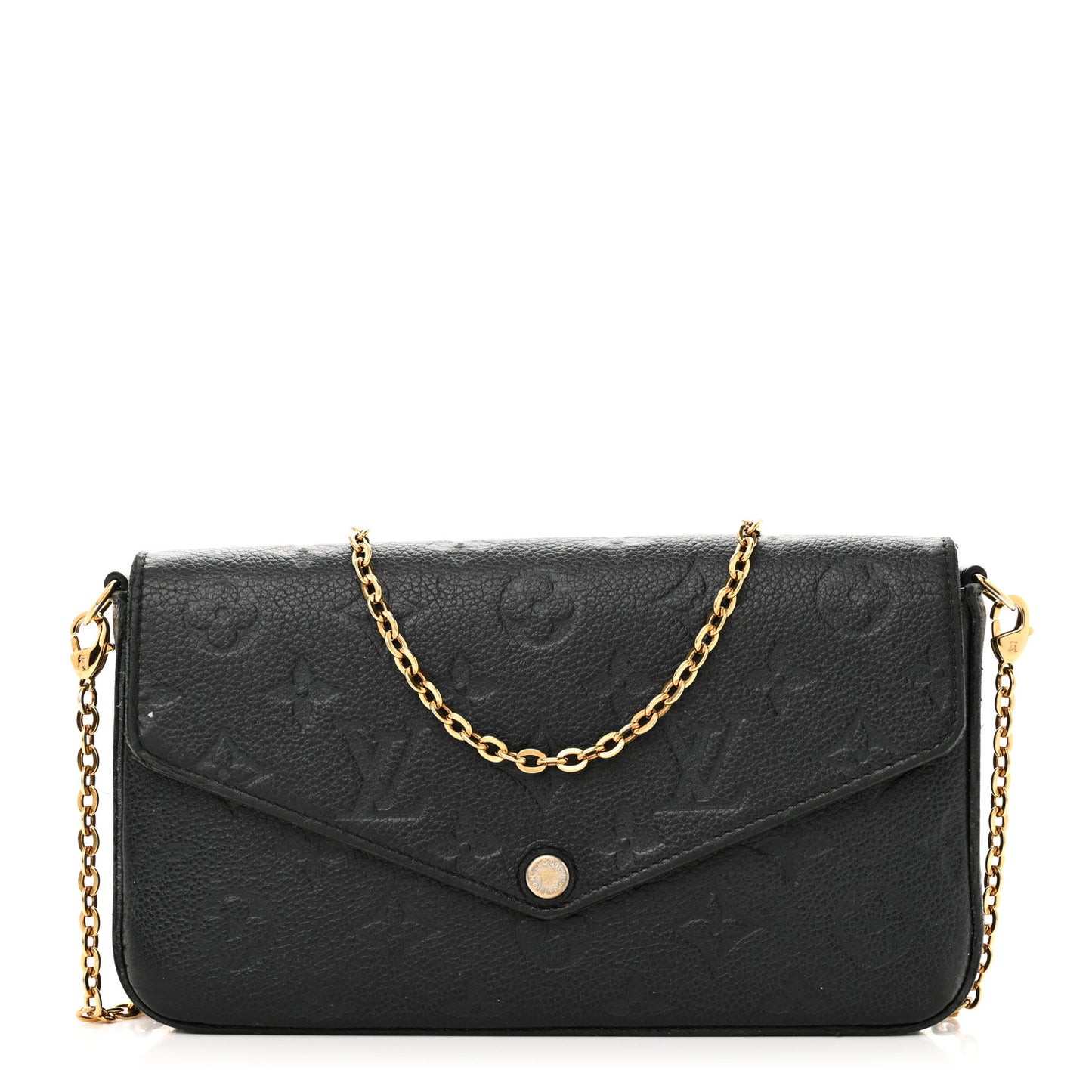 Empreinte Pochette Felicie Chain Wallet Black