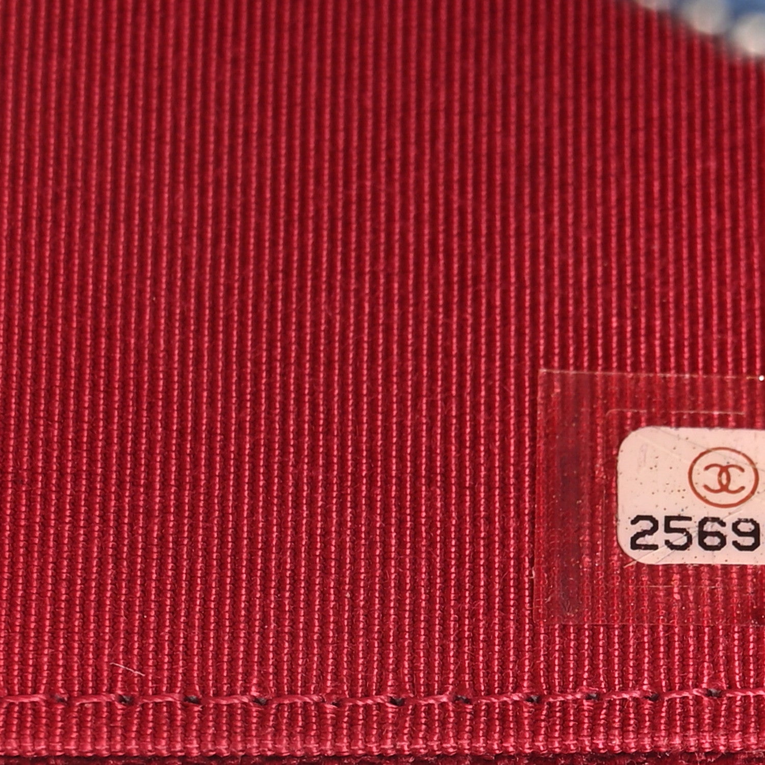 Chanel Aged Calfskin Quilted Small Gabrielle Zip Around Wallet Blue Black 8 of 9