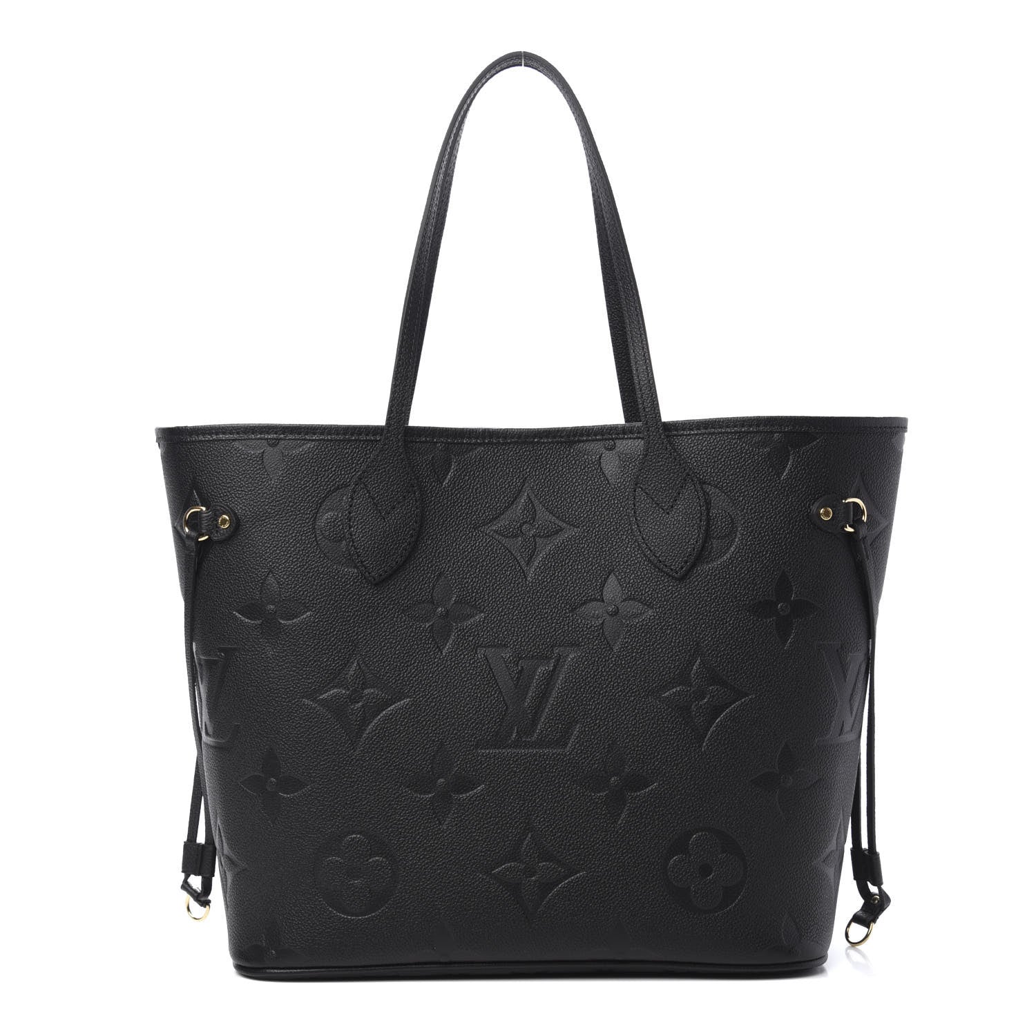Louis Vuitton Empreinte Monogram Giant Neverfull MM Black 3 of 12