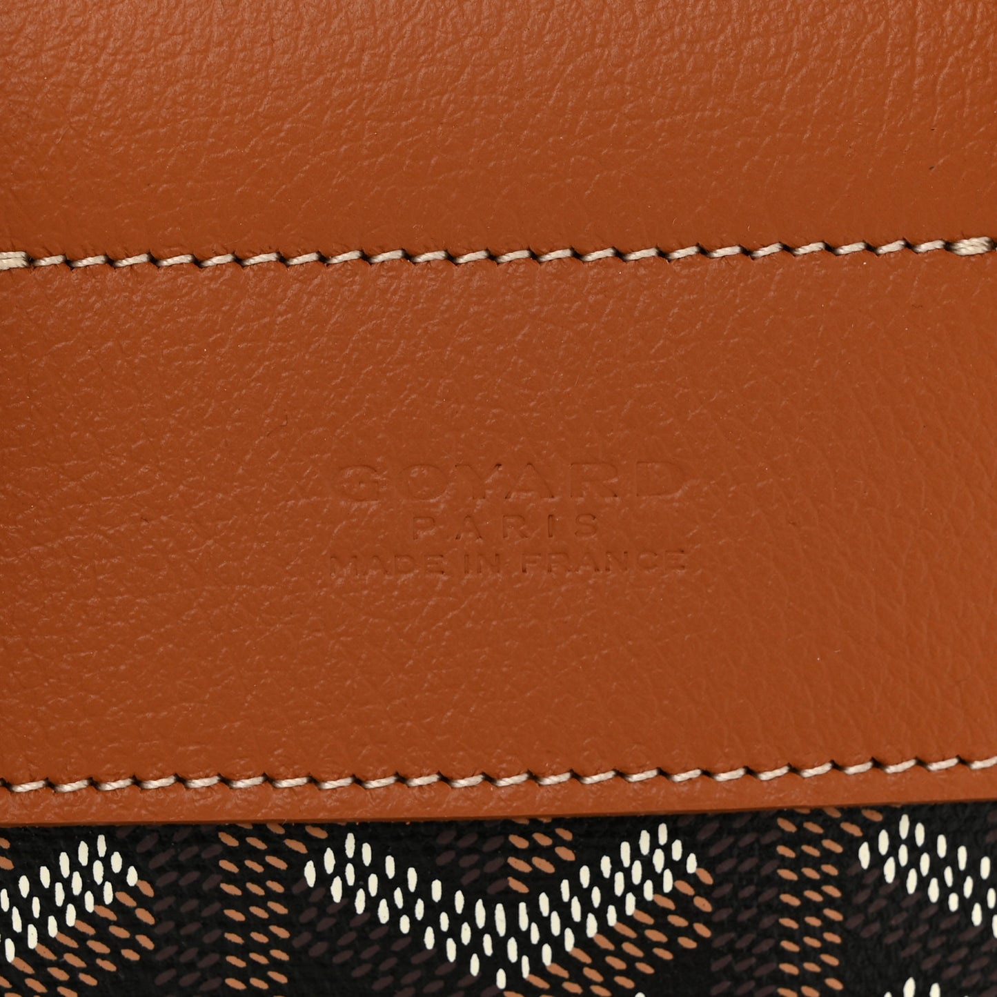 Goyardine Calfskin Mini Alpin Backpack Black Gold