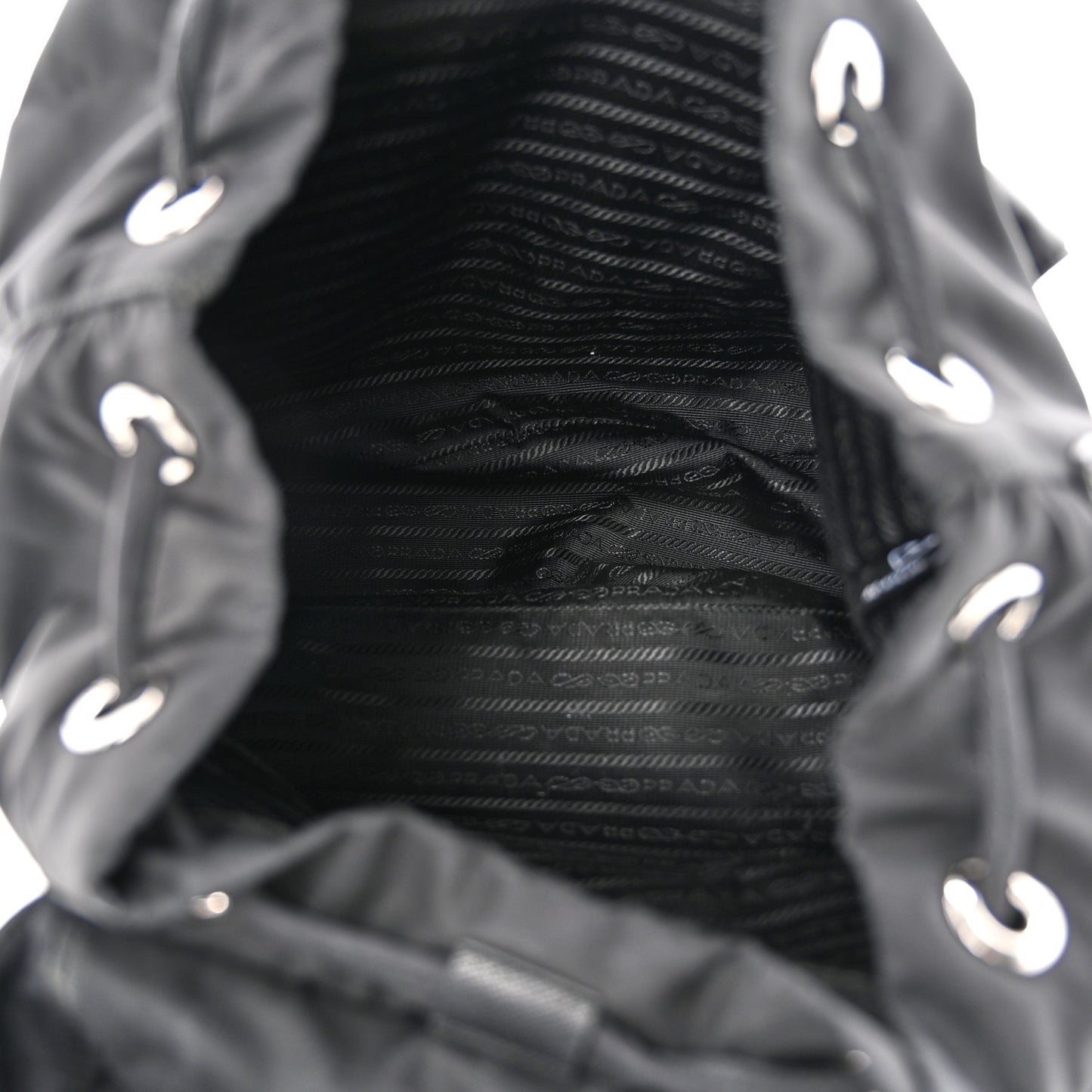 Re-Nylon Saffiano Medium Backpack Black