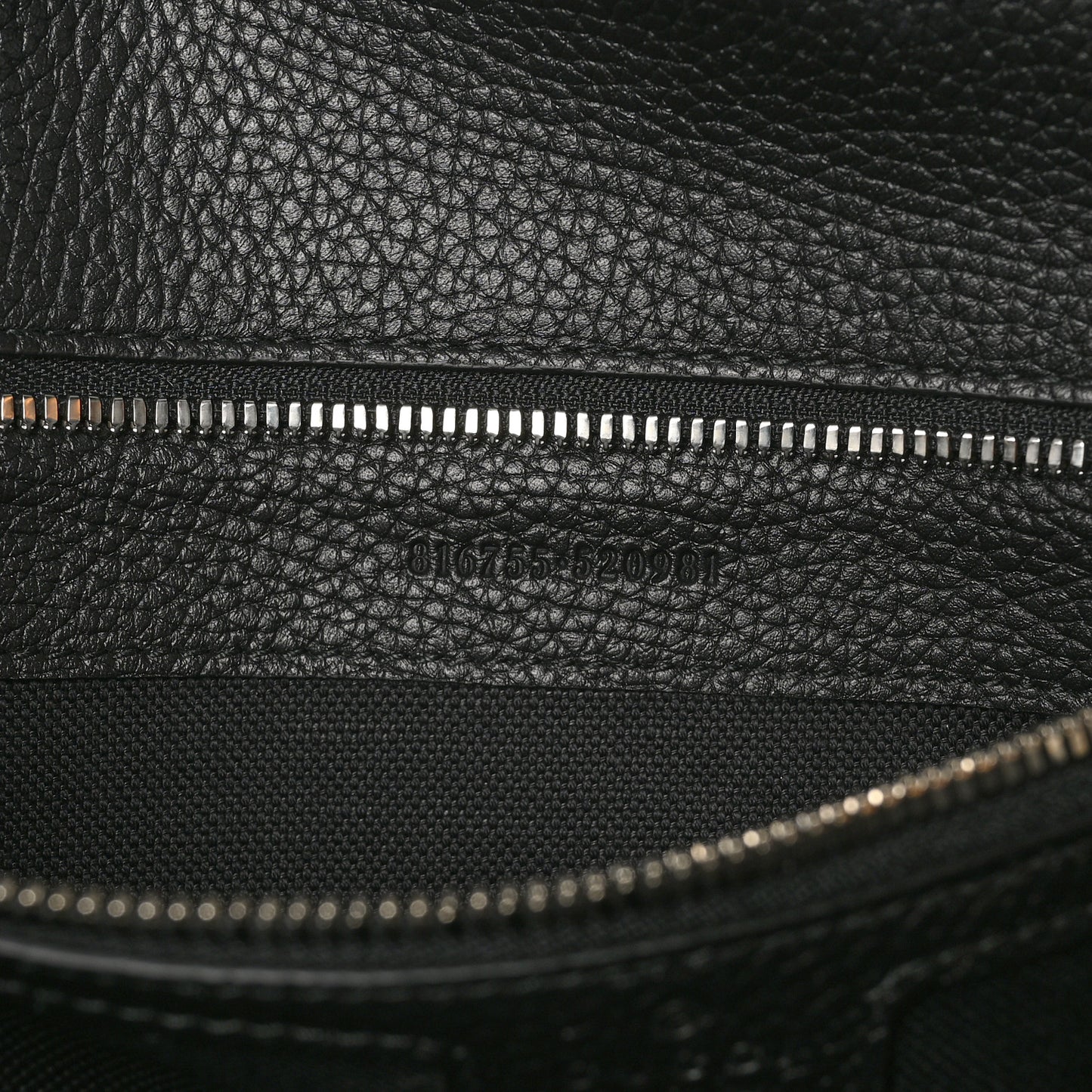 Calfskin Web Medium Business Case Black