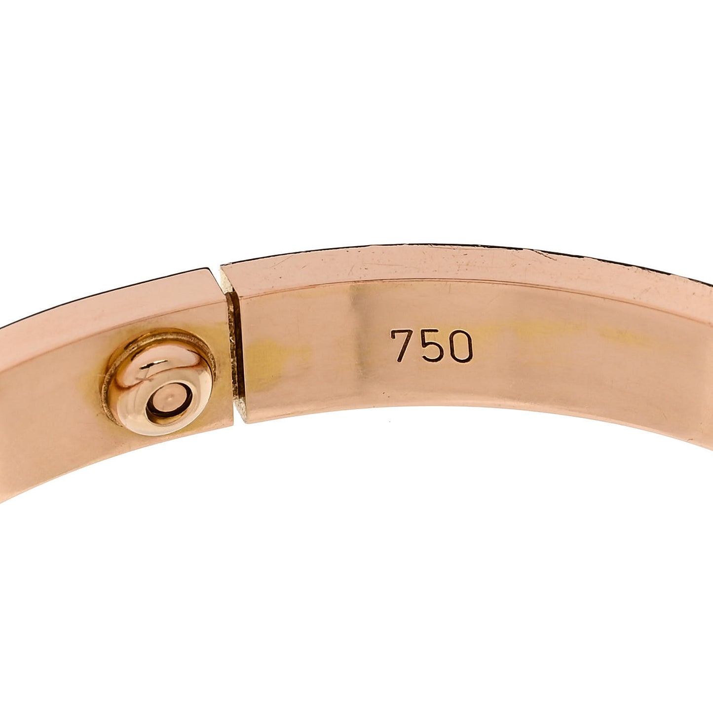 18K Pink Gold LOVE Bracelet 17