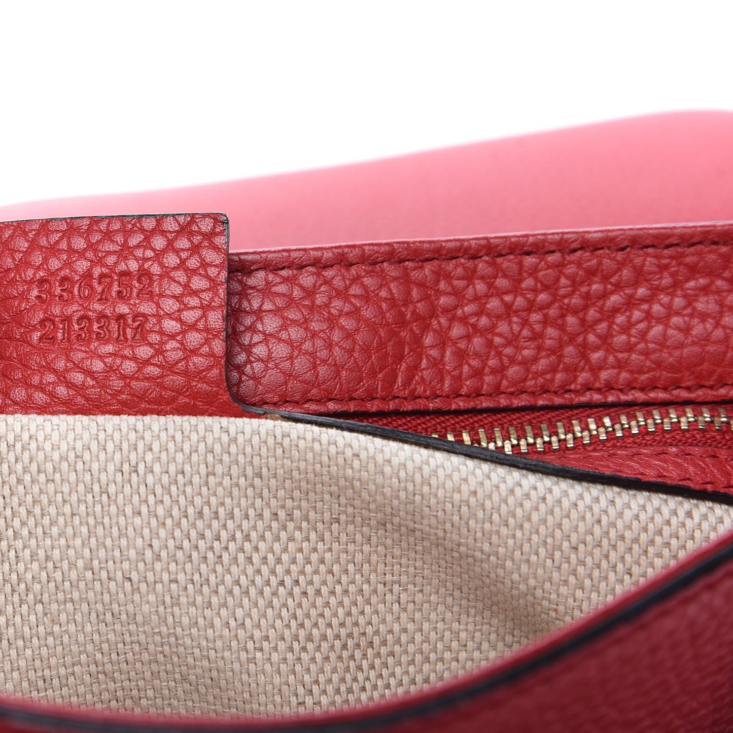 Pebbled Calfskin Medium Soho Flap Crossbody Red