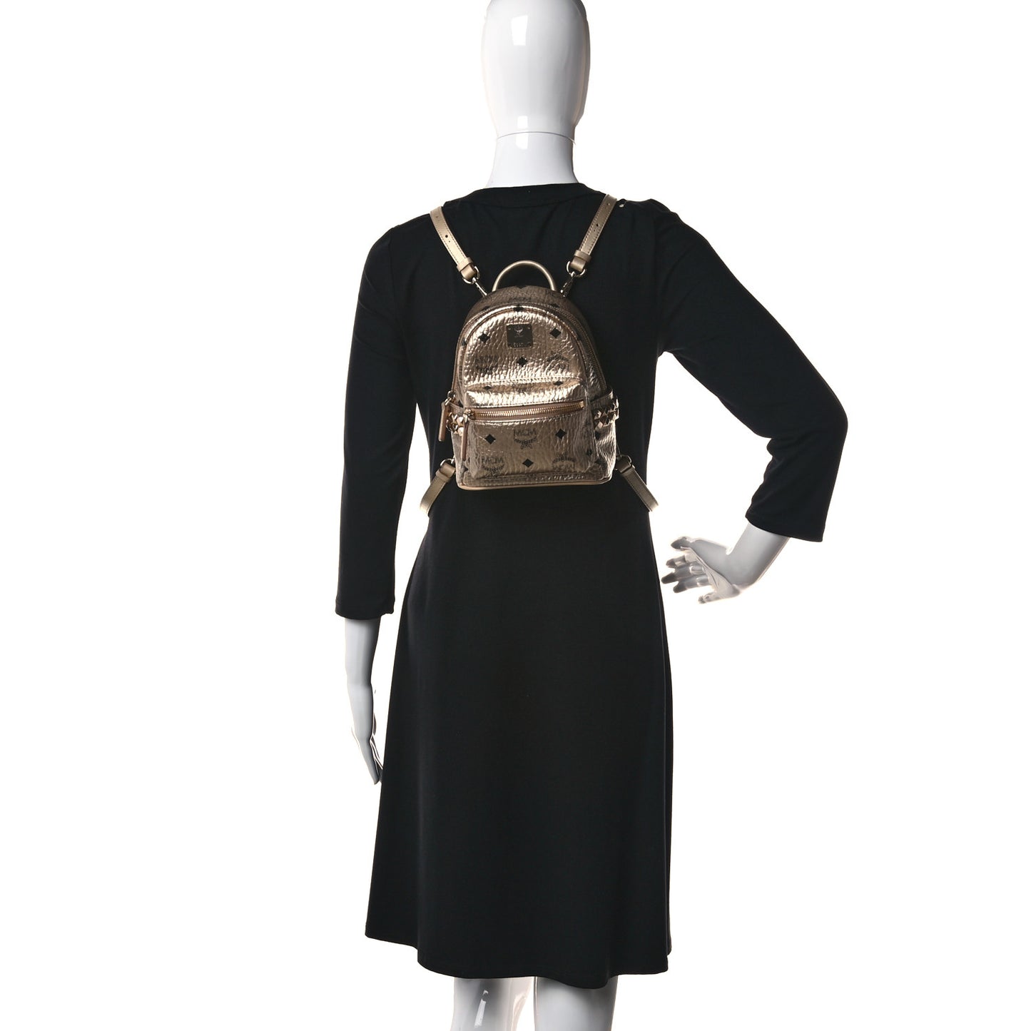 Visetos Side Stud X-Mini Stark Backpack Berlin Gold