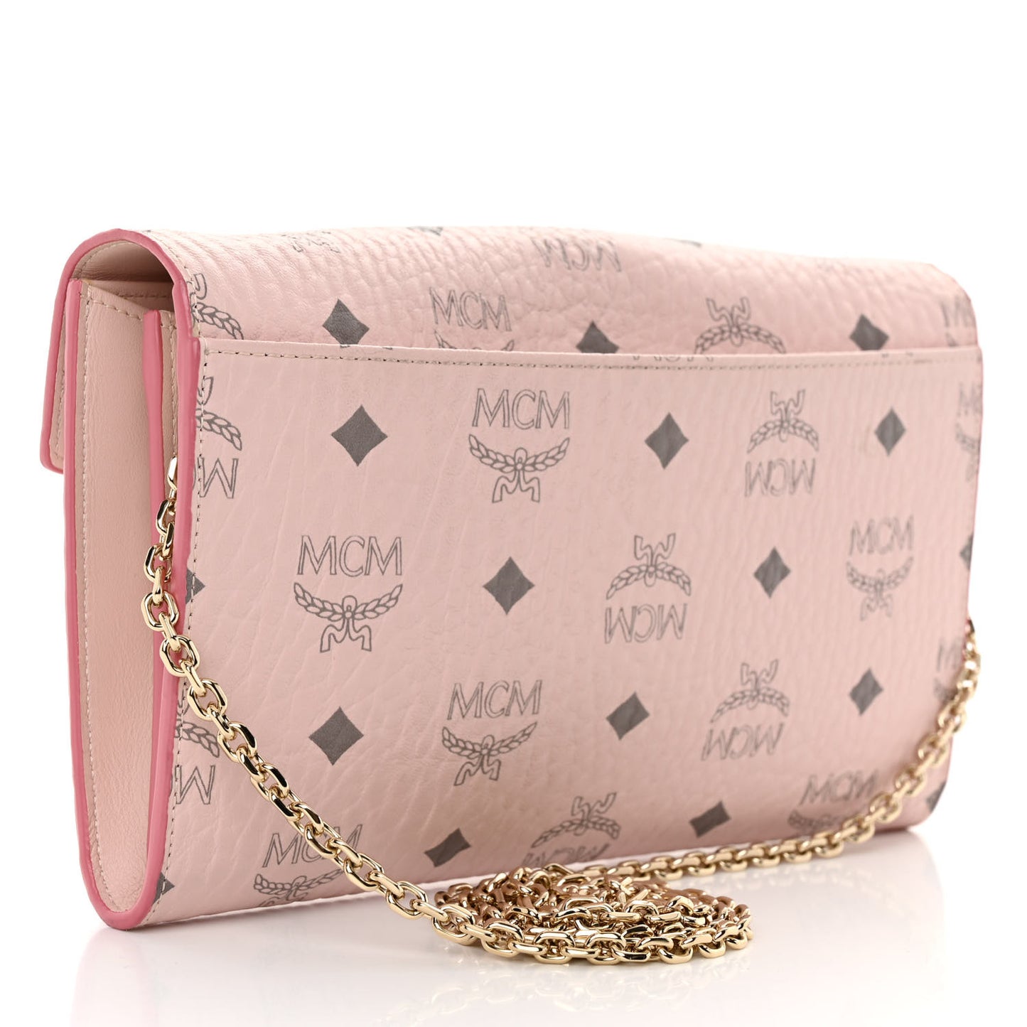 Visetos Medium Patricia Wallet On Chain Soft Pink
