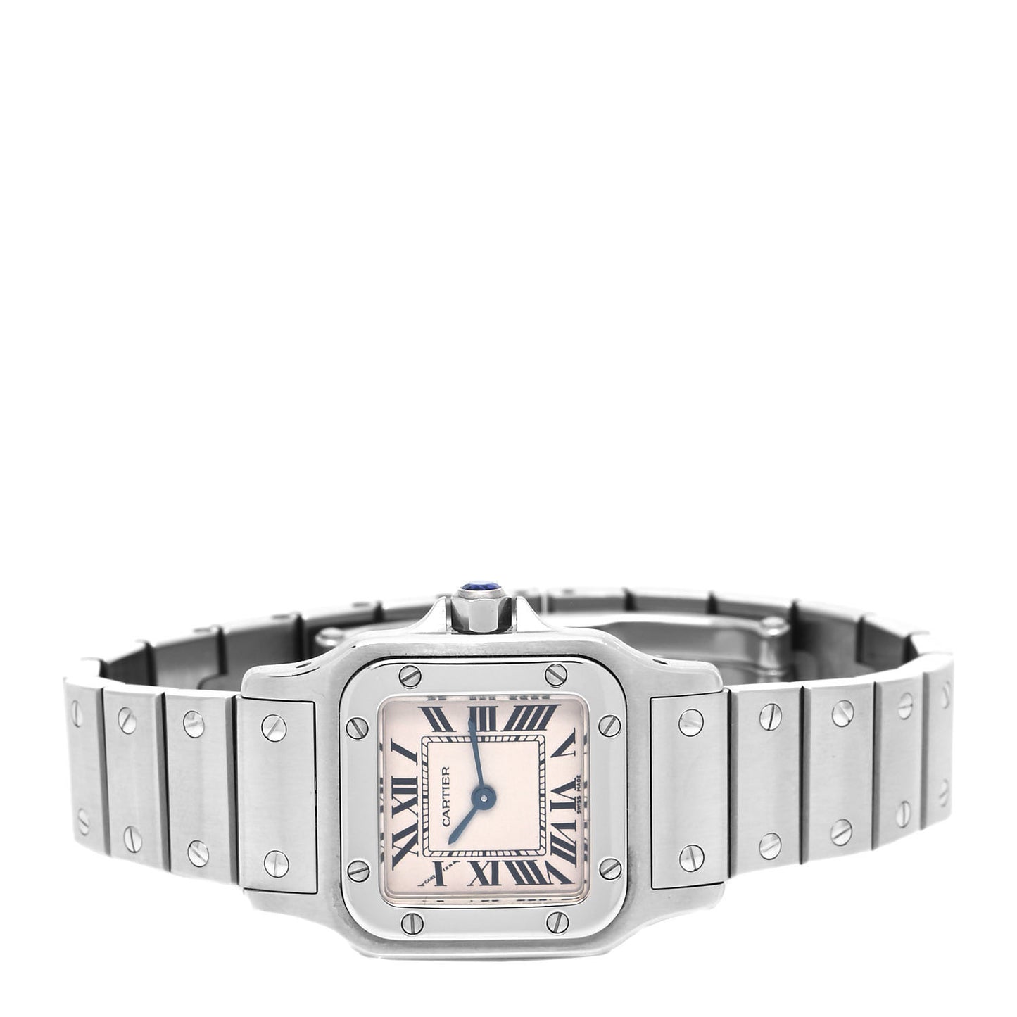 Stainless Steel 24mm Santos de Cartier Galbee Quartz Watch