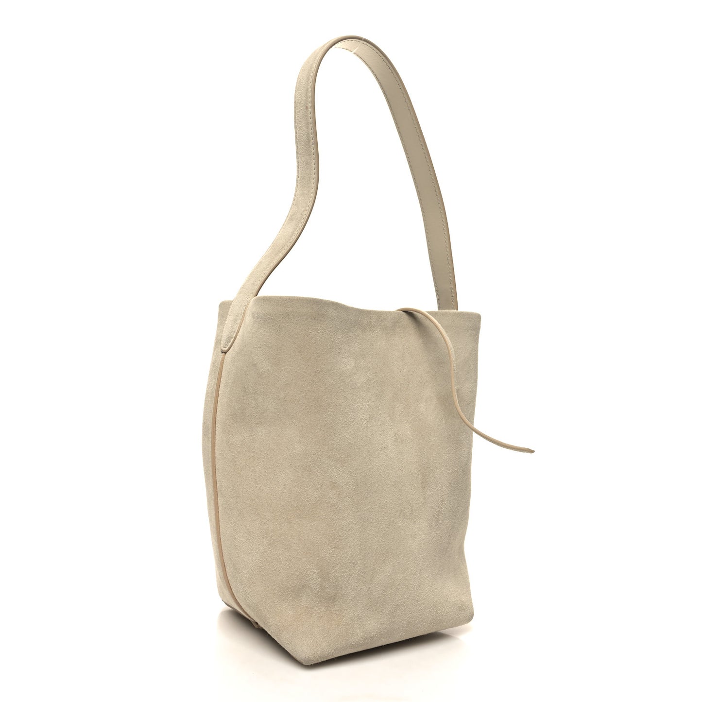 Nubuck Small N/S Park Tote Ivory