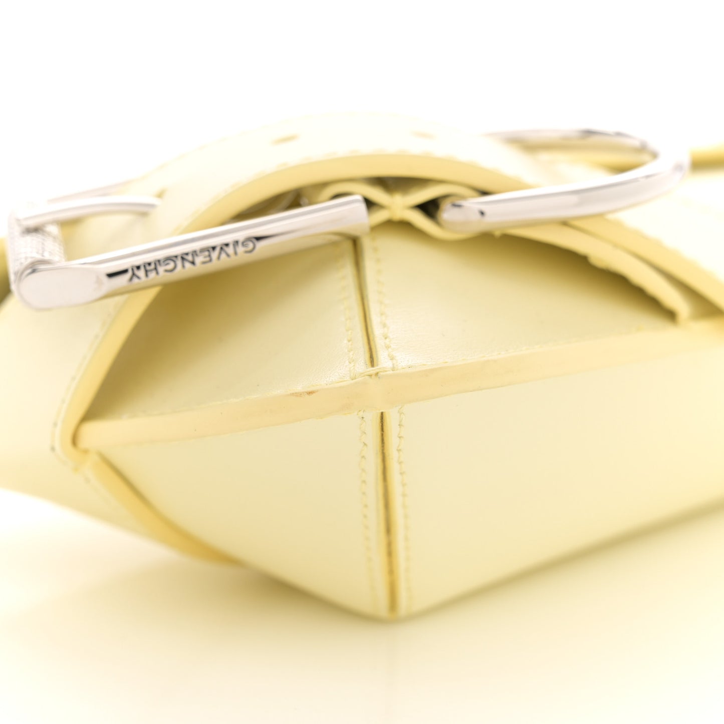 Calfskin Voyou Flap Bag Soft Yellow