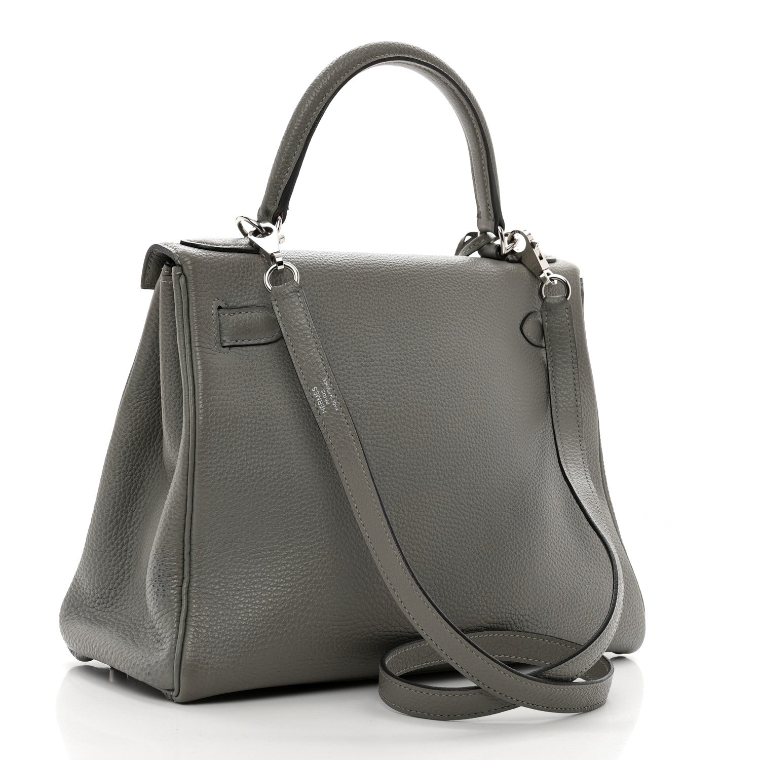 Hermes Togo Kelly Retourne 28 Gris Mouette 3 of 16