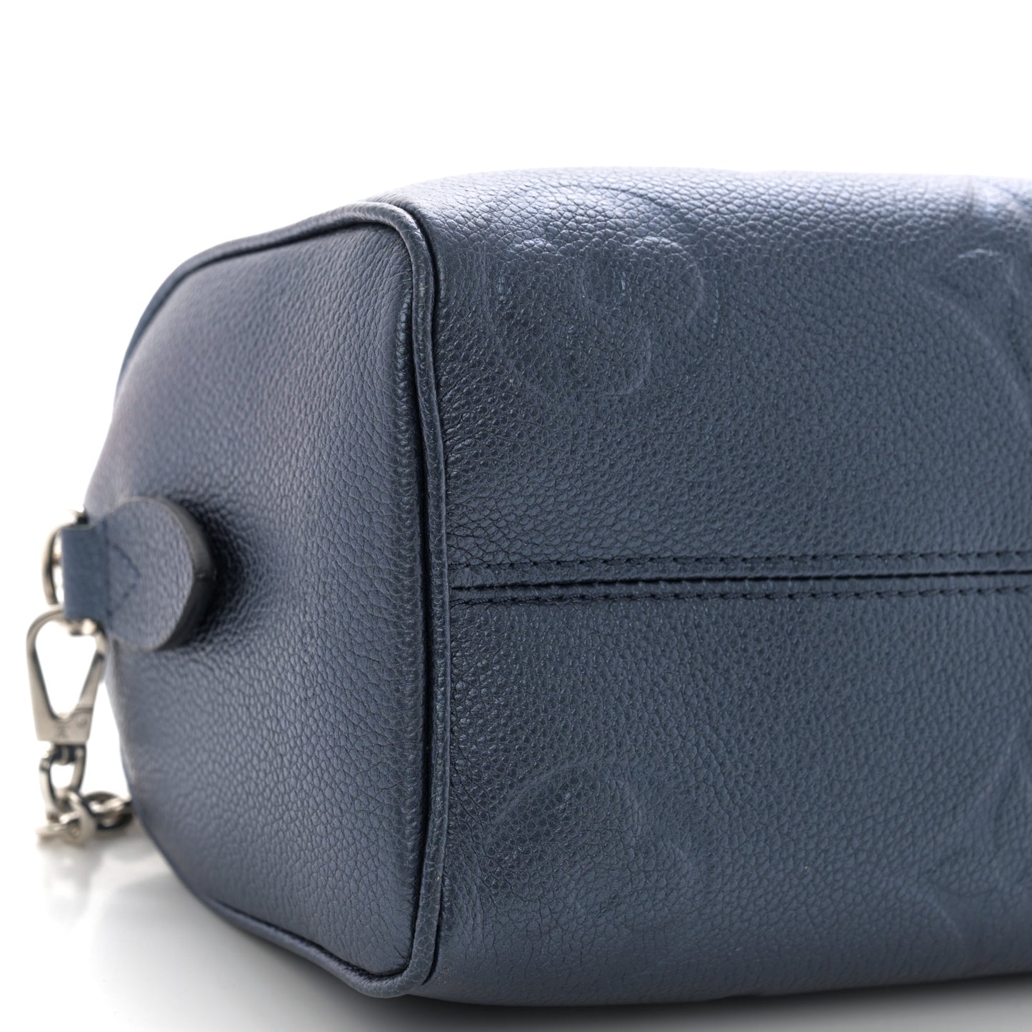 Metallic Empreinte Monogram Giant Speedy Bandouliere 20 Navy Nacre