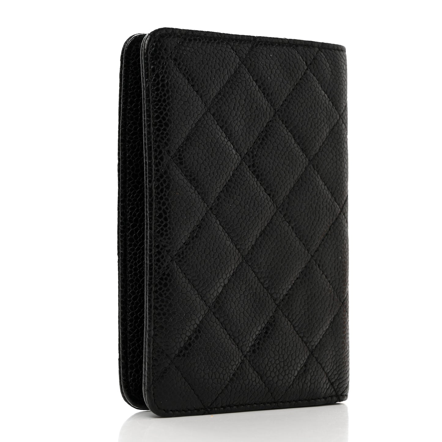 Caviar Quilted Agenda Cover Black