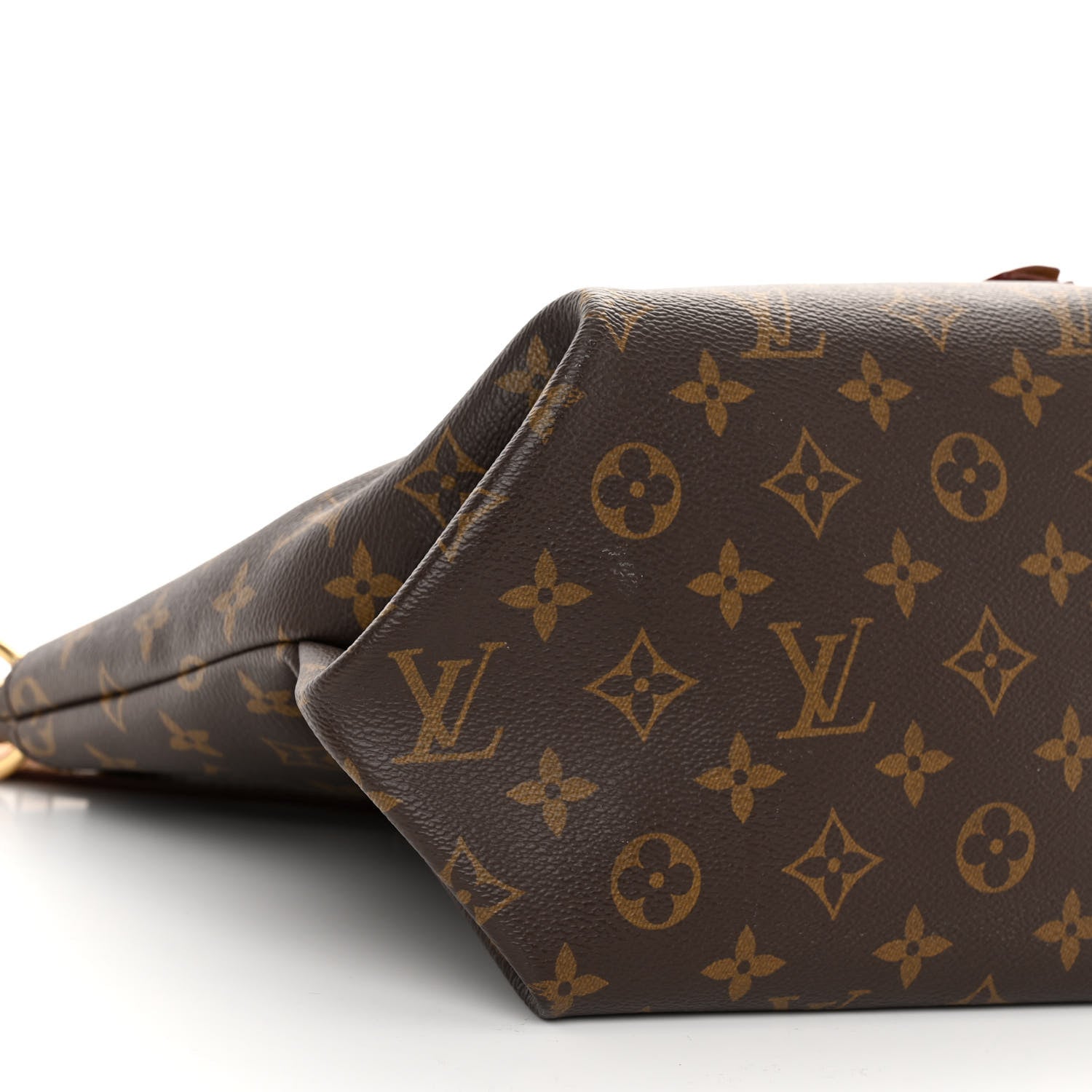 Louis Vuitton LOUIS VUITTON Monogram Flower Zipped Tote MM Beige 8 of 11