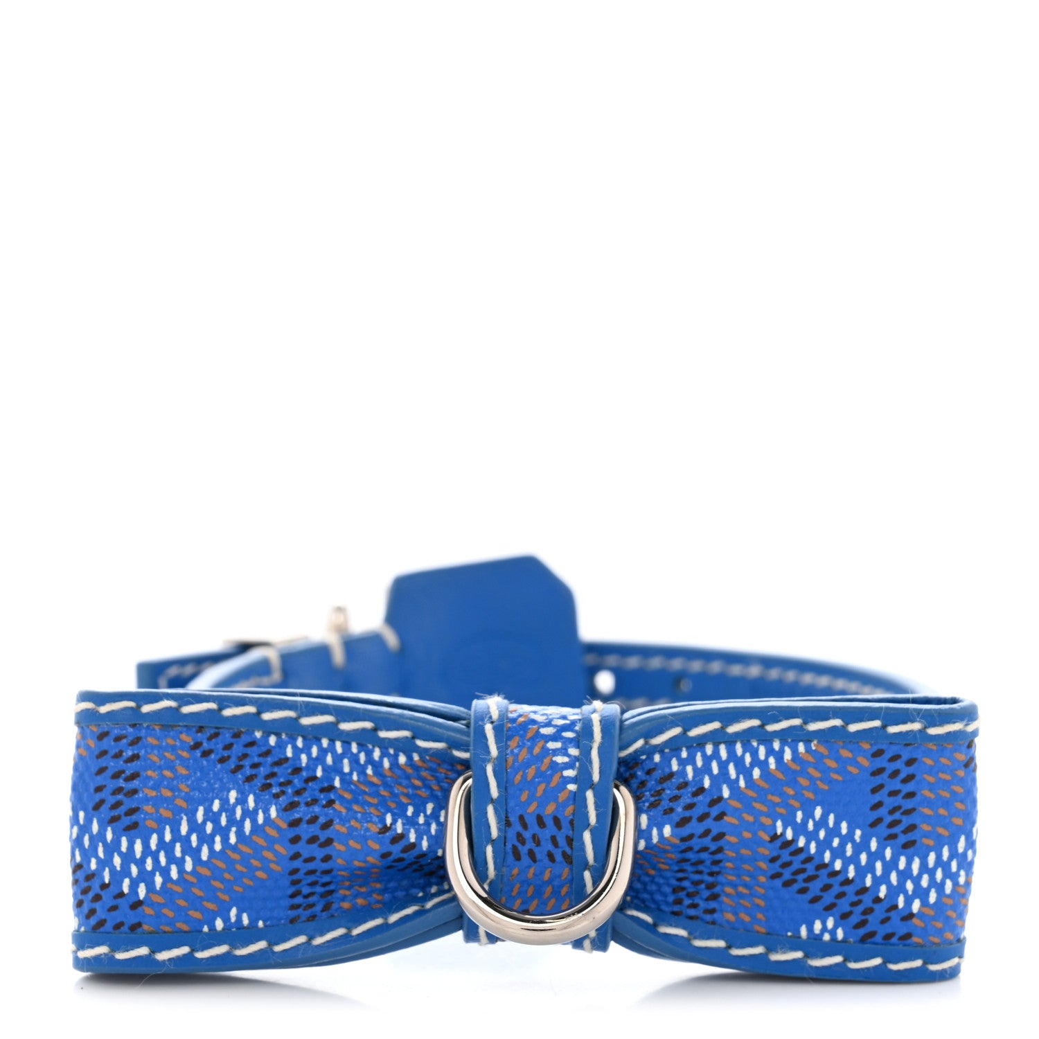 Goyard Goyardine Dog Collar Sky Blue 1 of 6
