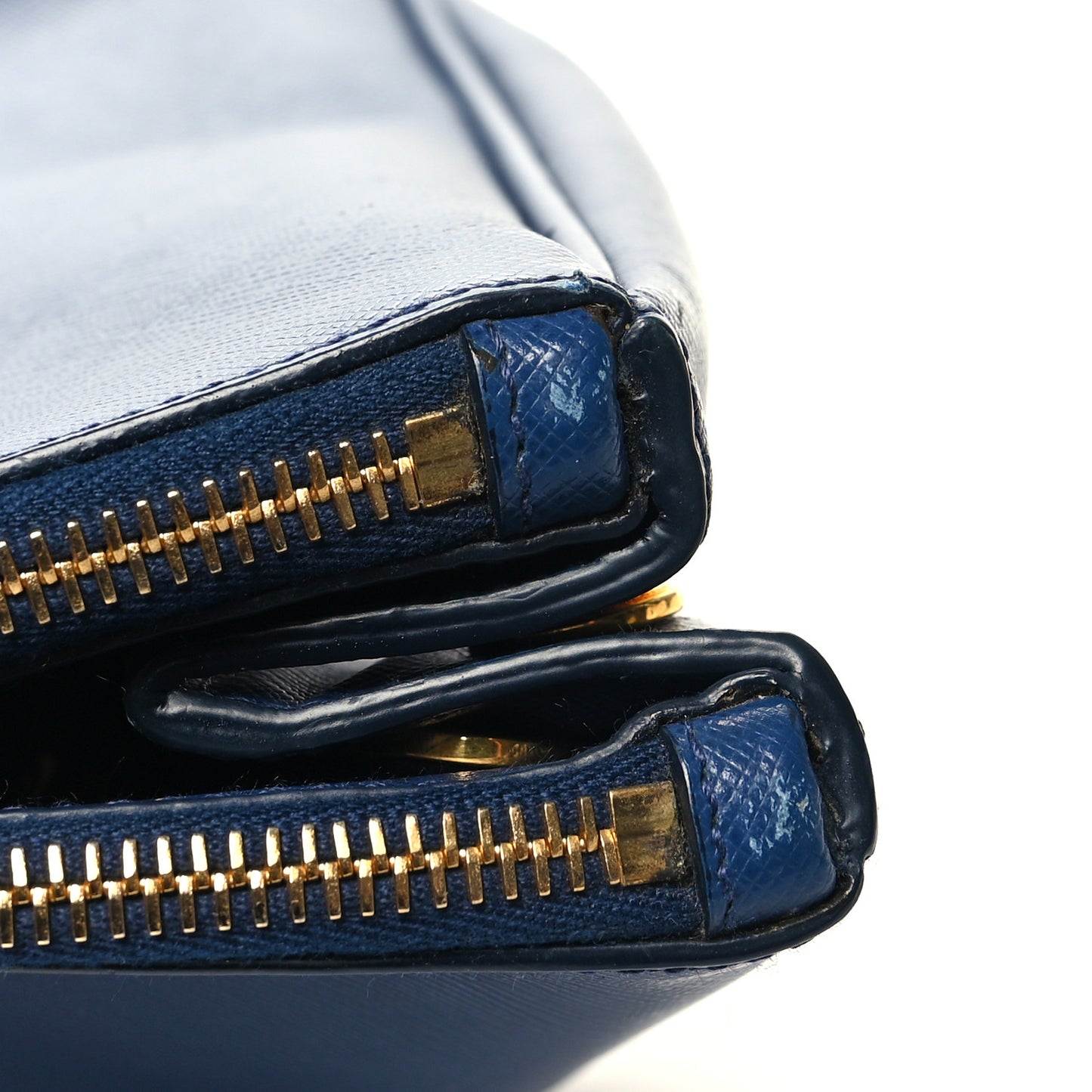 Saffiano Medium Galleria Double Zip Tote Baltico