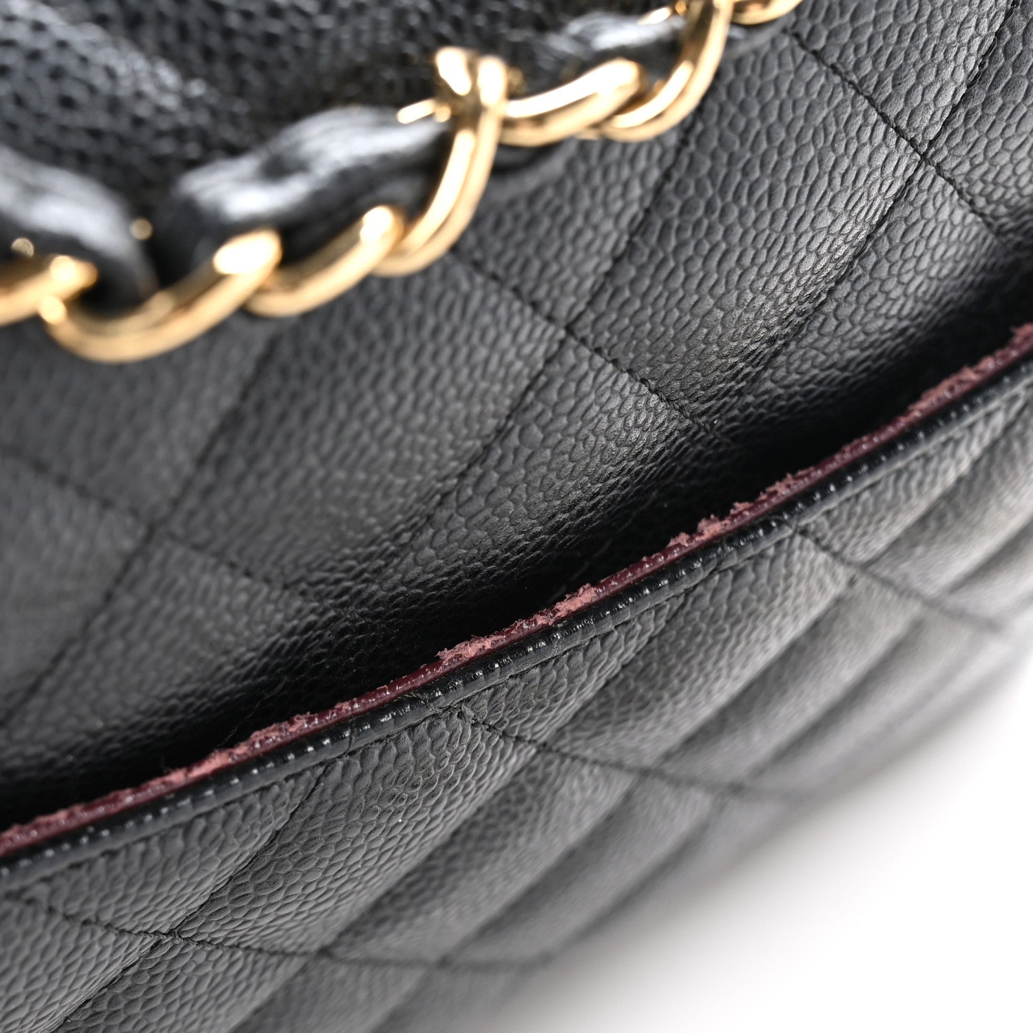 Chanel Caviar Quilted Jumbo Double Flap Black 12 of 12