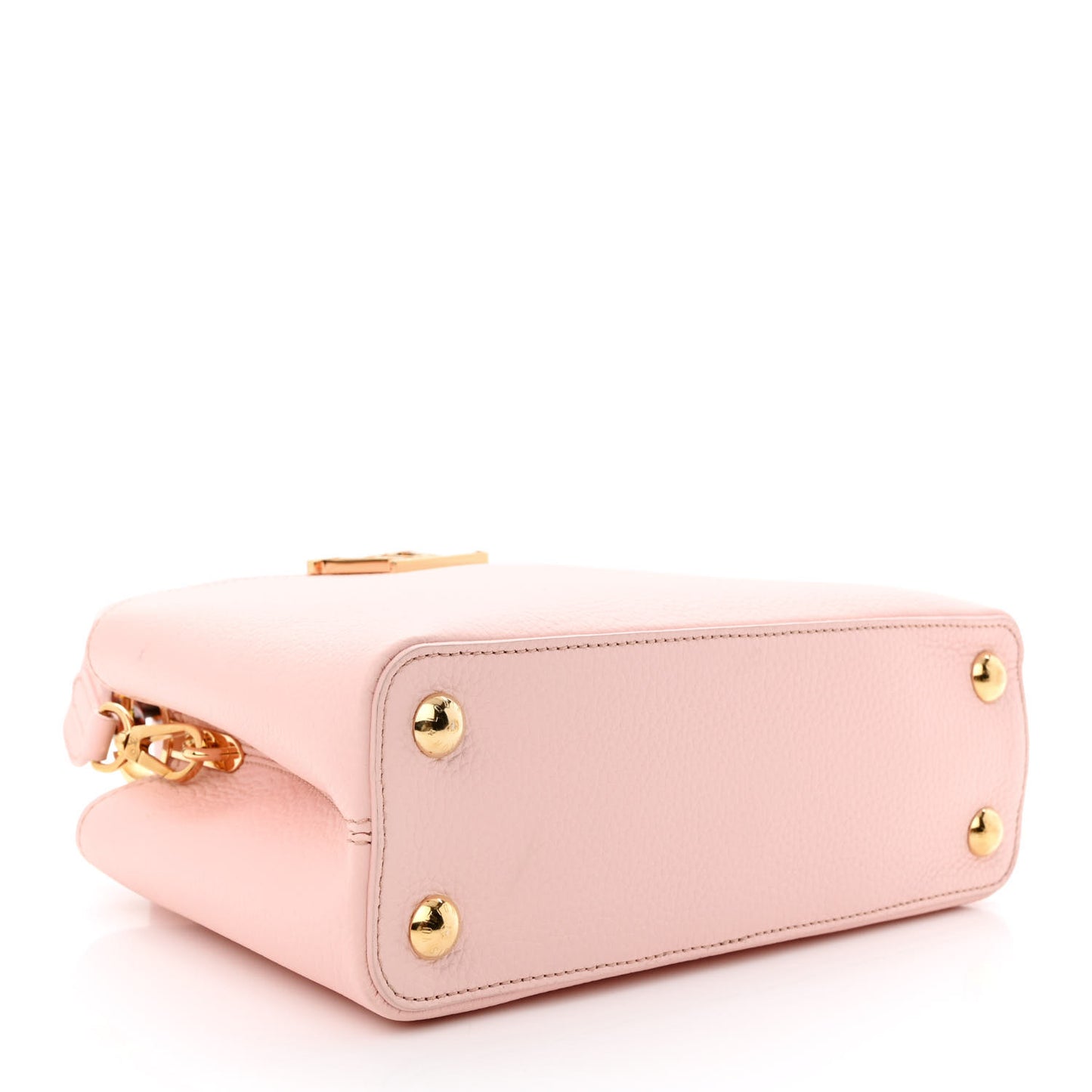 Taurillon Resin Murano Capucines BB Rose Jasmin