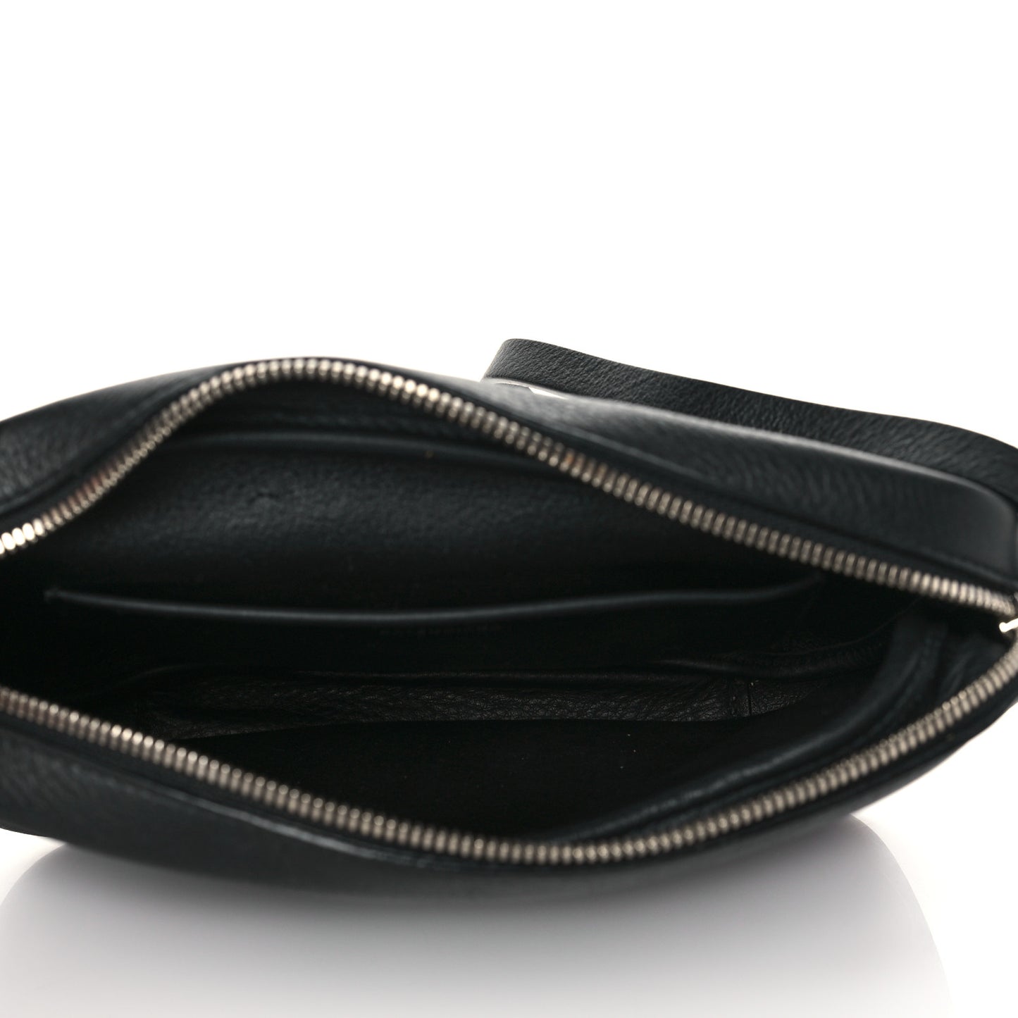 Calfskin Logo S Everyday Camera Bag Black