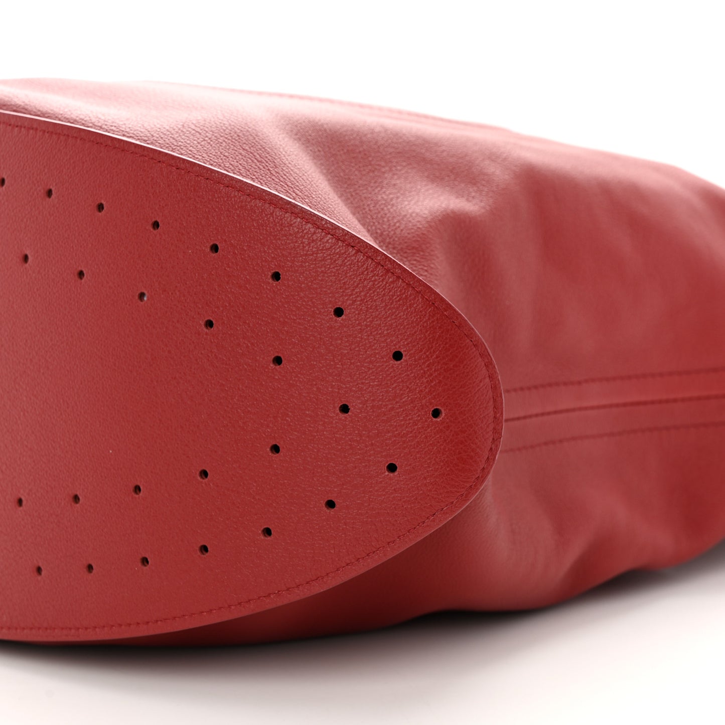 Grained Calfskin Le Pin Tote Red