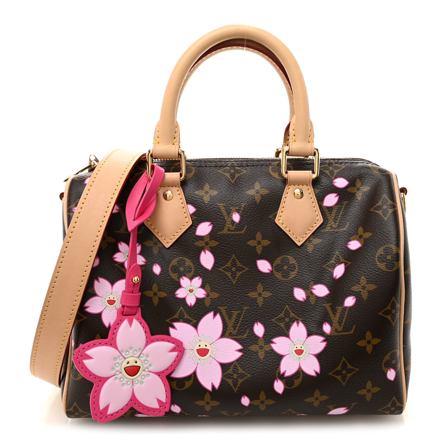 Louis Vuitton LV X TM Monogram Cherry Blossom Speedy Bandouliere