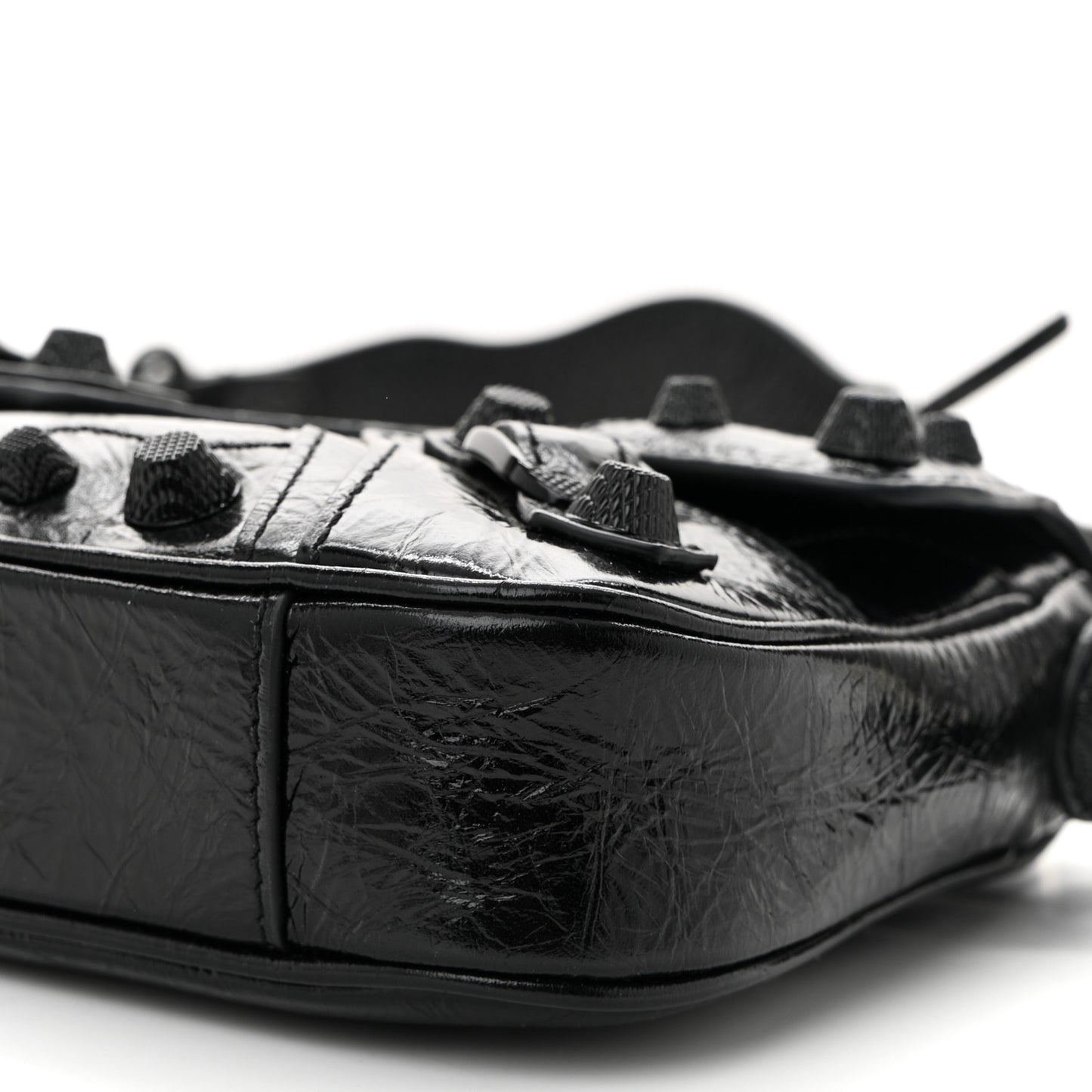 Agneau Arena Small Le Cagole Sling Bag Black