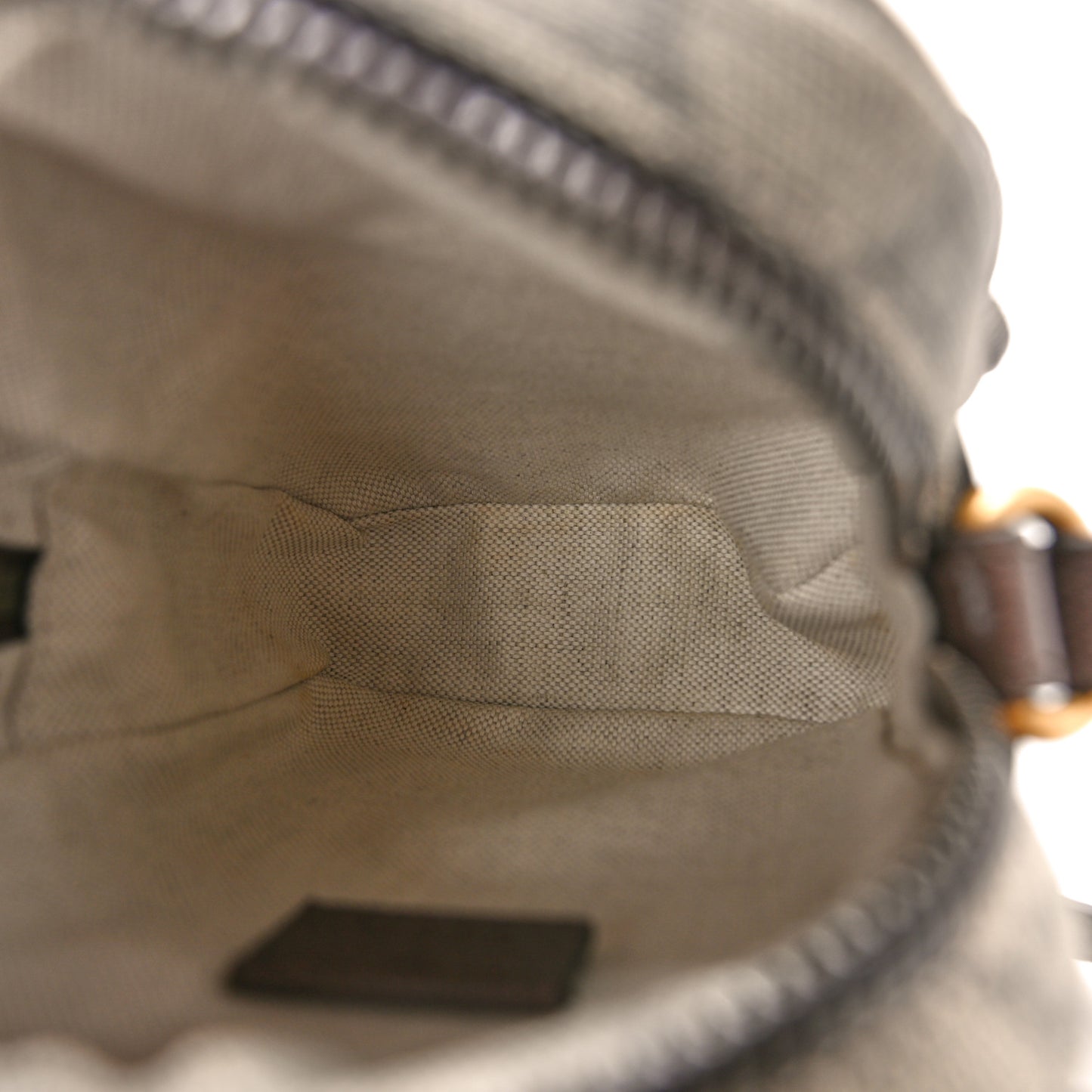 GG Supreme Monogram Mini Neo Vintage Double Zip Messenger Bag Beige New Acero Crop