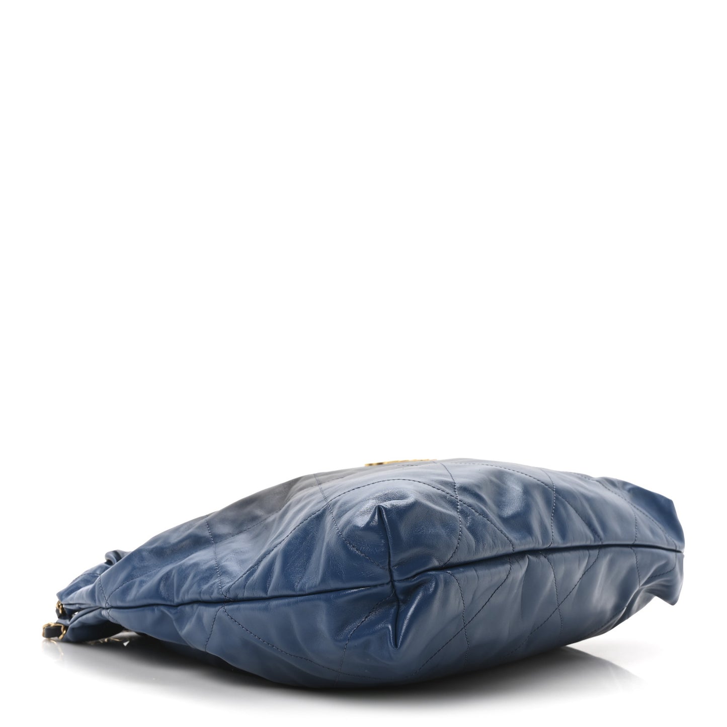 Shaded Calfskin Quilted Chanel 22 Blue Dark Blue