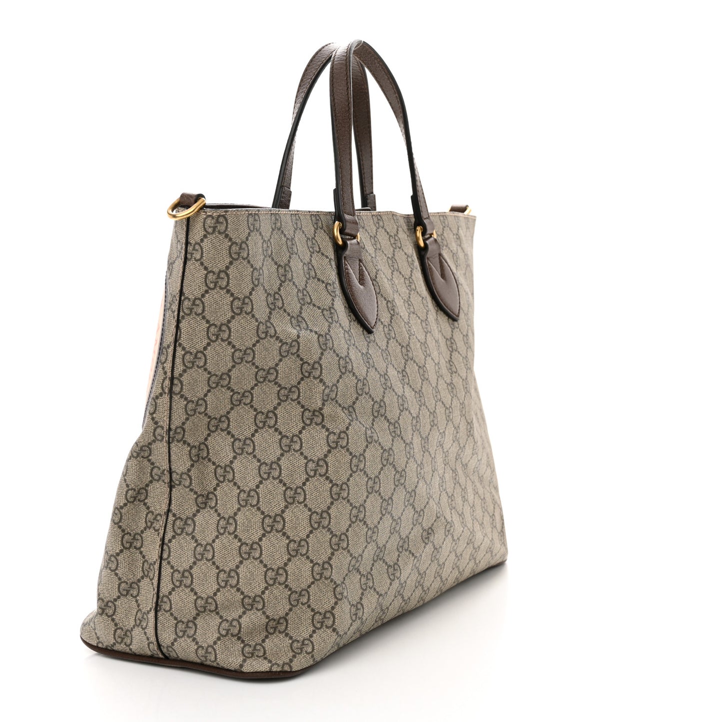 Soft GG Supreme Monogram Courrier Medium Crossbody Tote Beige New Acero